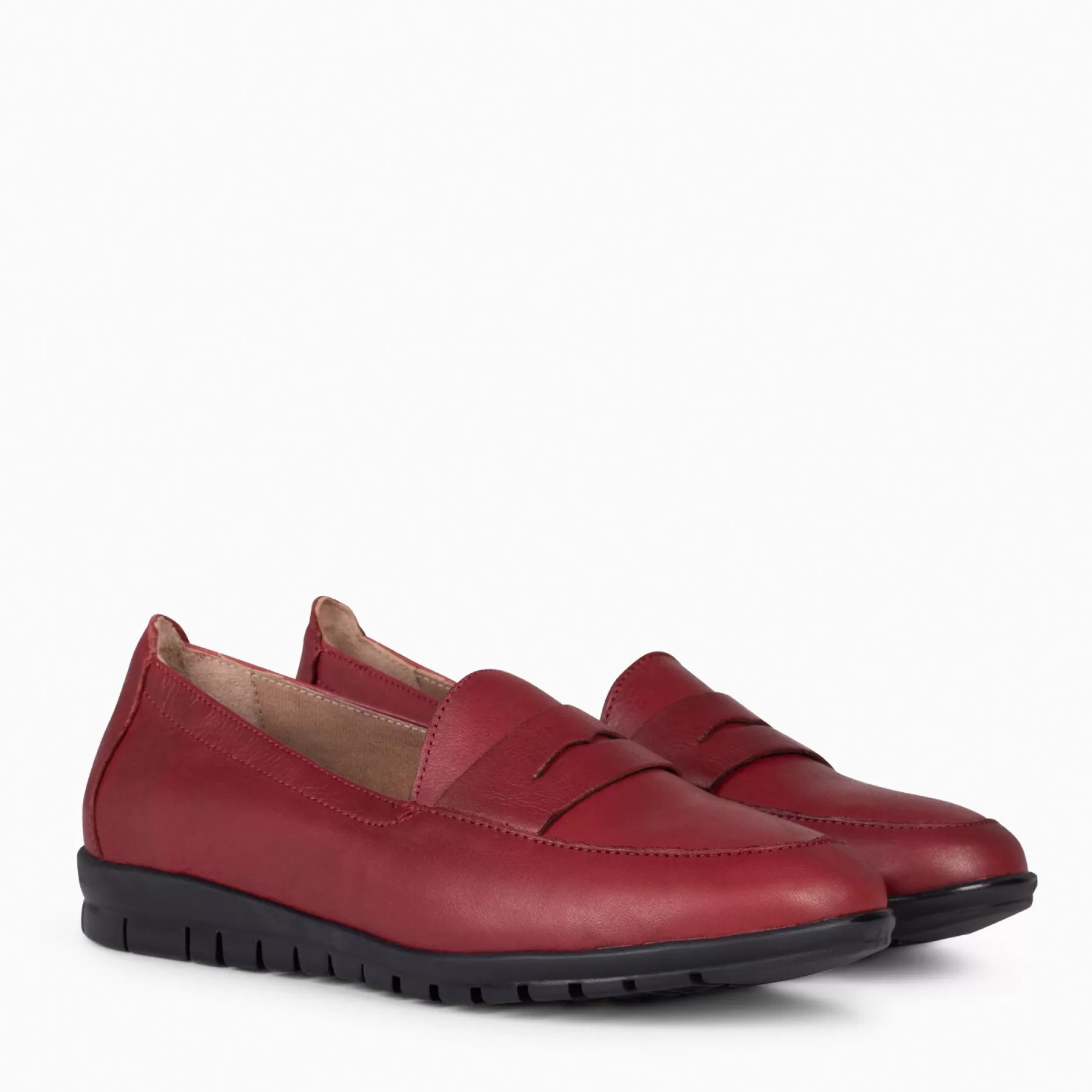 miMaO Cunas Confort<360 - Mocasines Con Antifaz Rojo