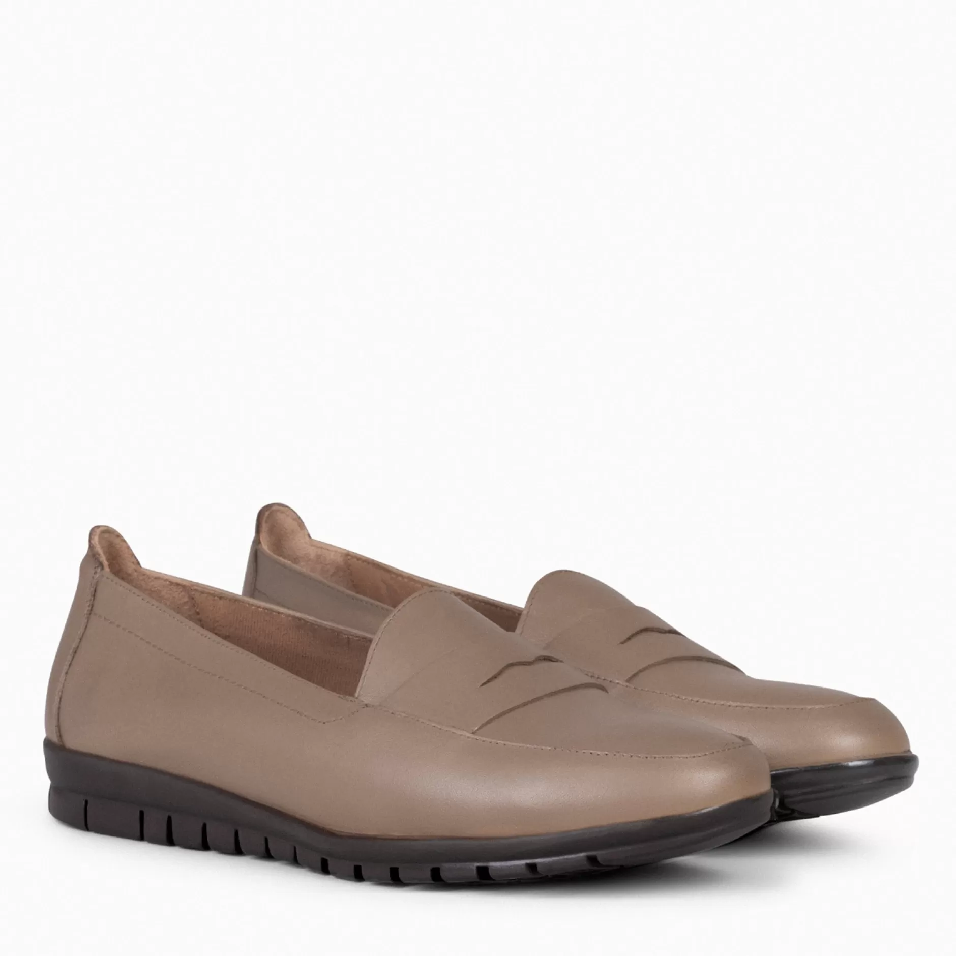 miMaO Cunas Confort<360 - Mocasines Con Antifaz Taupe