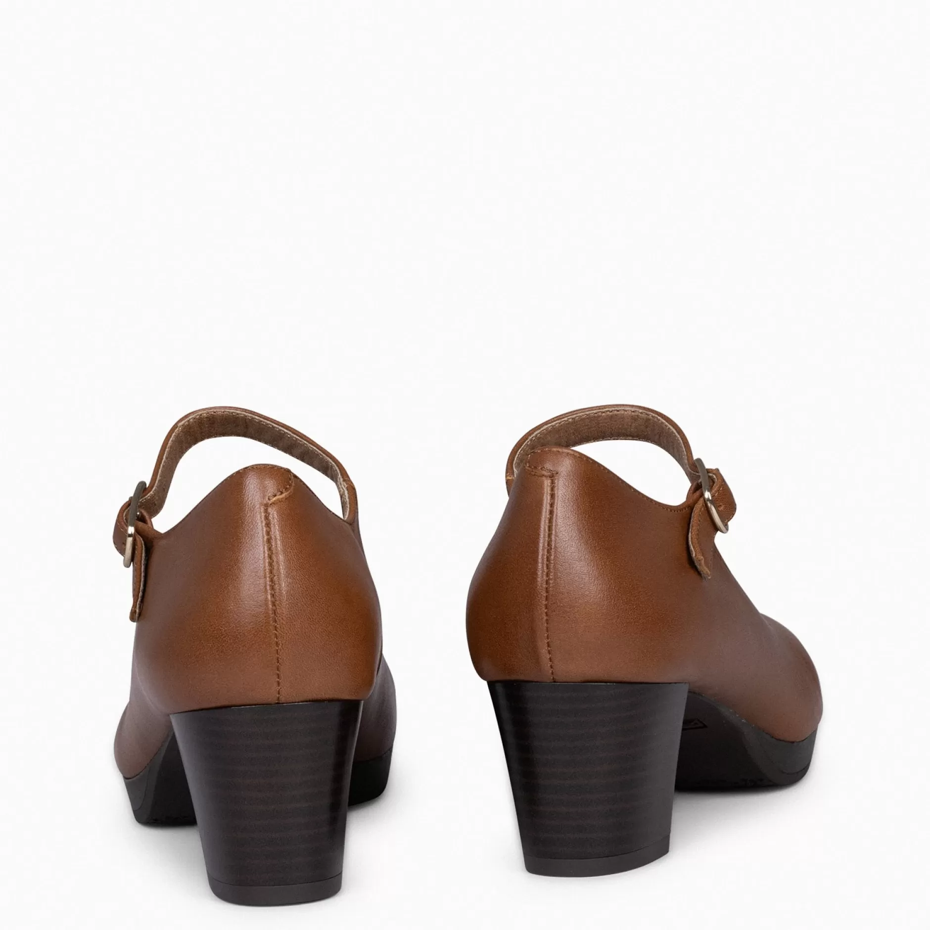 miMaO Urban Zapatos De Tacón<Azafata Pulsera – Zapatos De Mujer Con Plataforma Y Tacón Bajo Camel