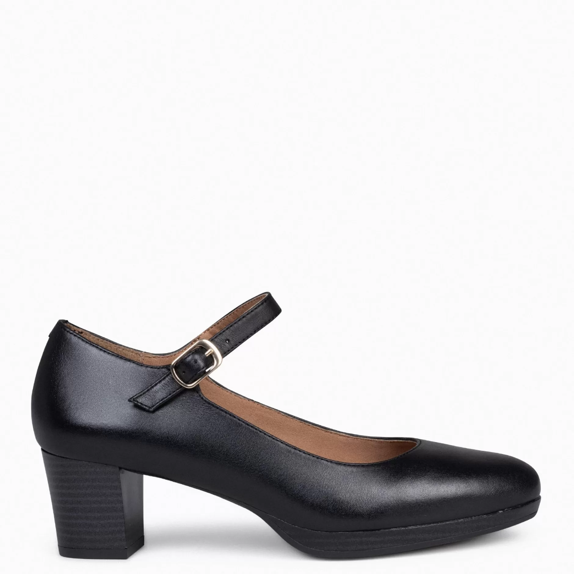 miMaO Urban Zapatos De Tacón<Azafata Pulsera – Zapatos De Mujer Con Plataforma Y Tacón Bajo Negro