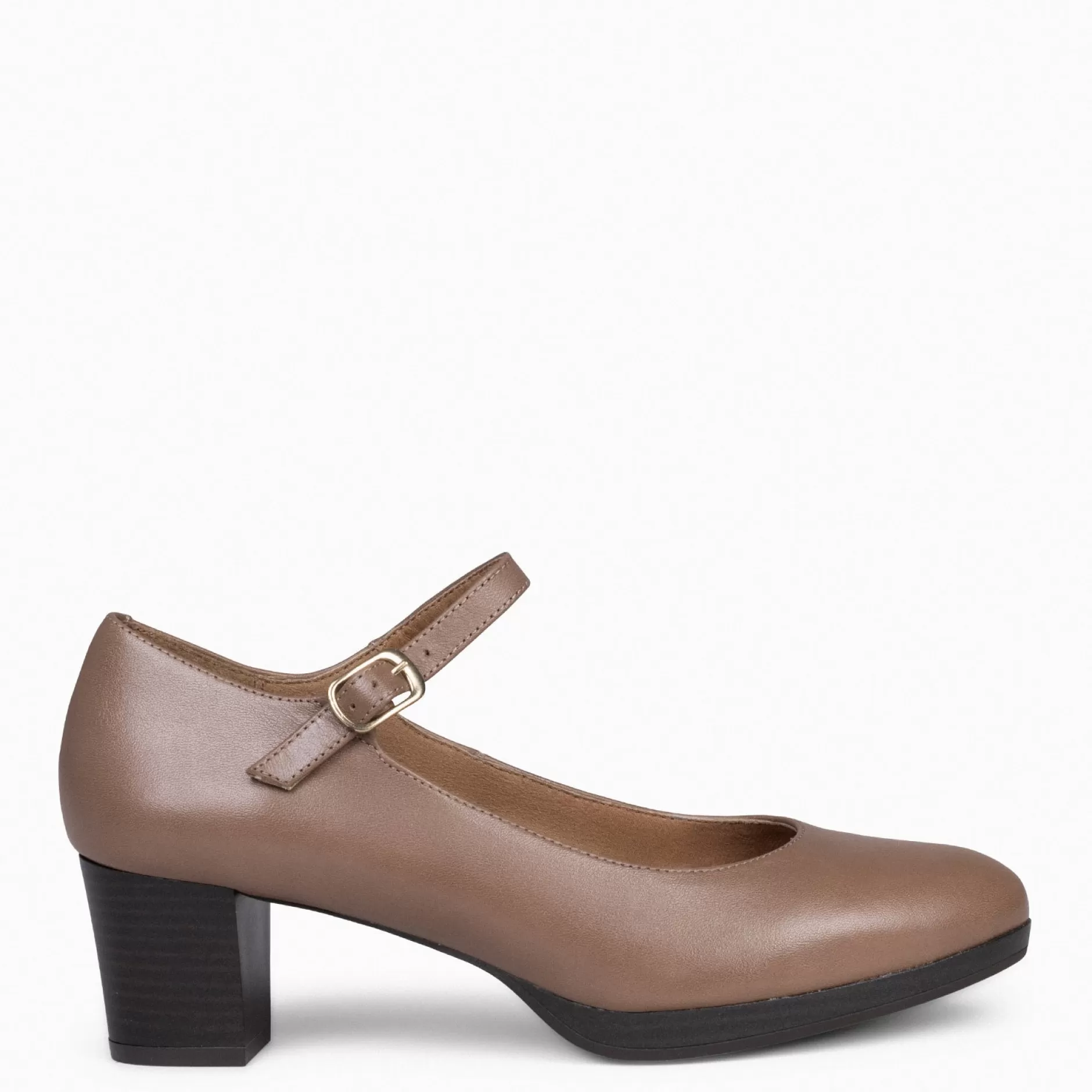 miMaO Urban Zapatos De Tacón<Azafata Pulsera – Zapatos De Mujer Con Plataforma Y Tacón Bajo Taupe