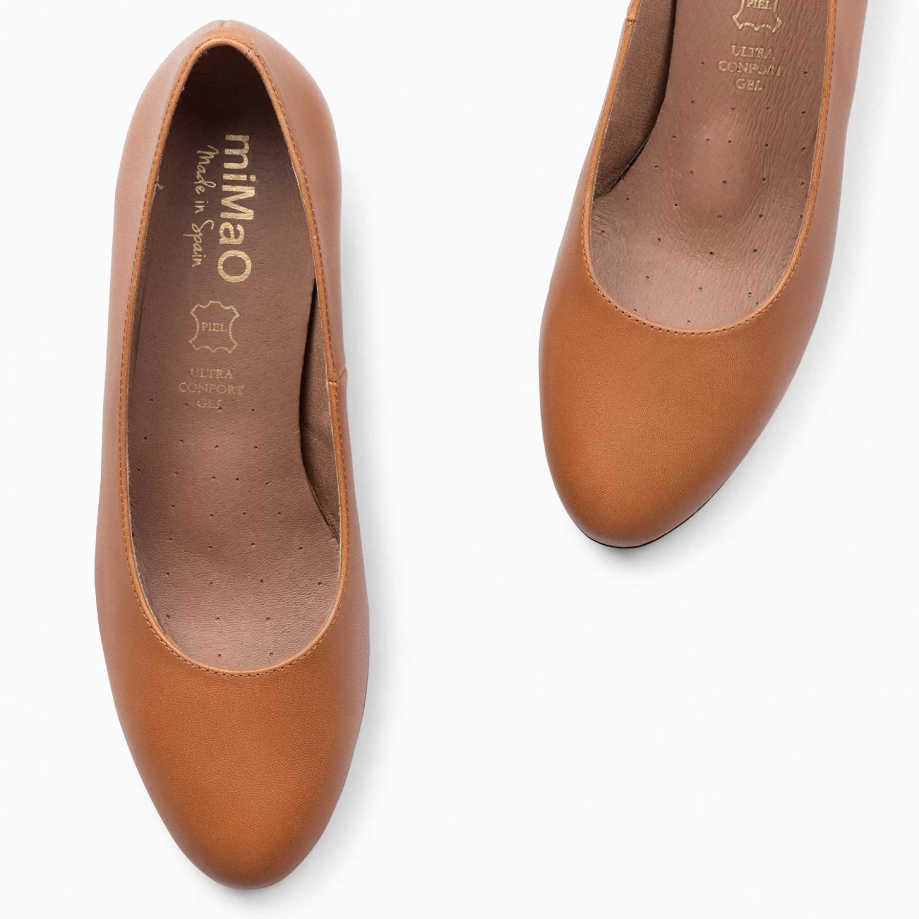 miMaO Urban Zapatos De Tacón<Azafata S - Zapatos De Tacón Bajo Con Plataforma Camel