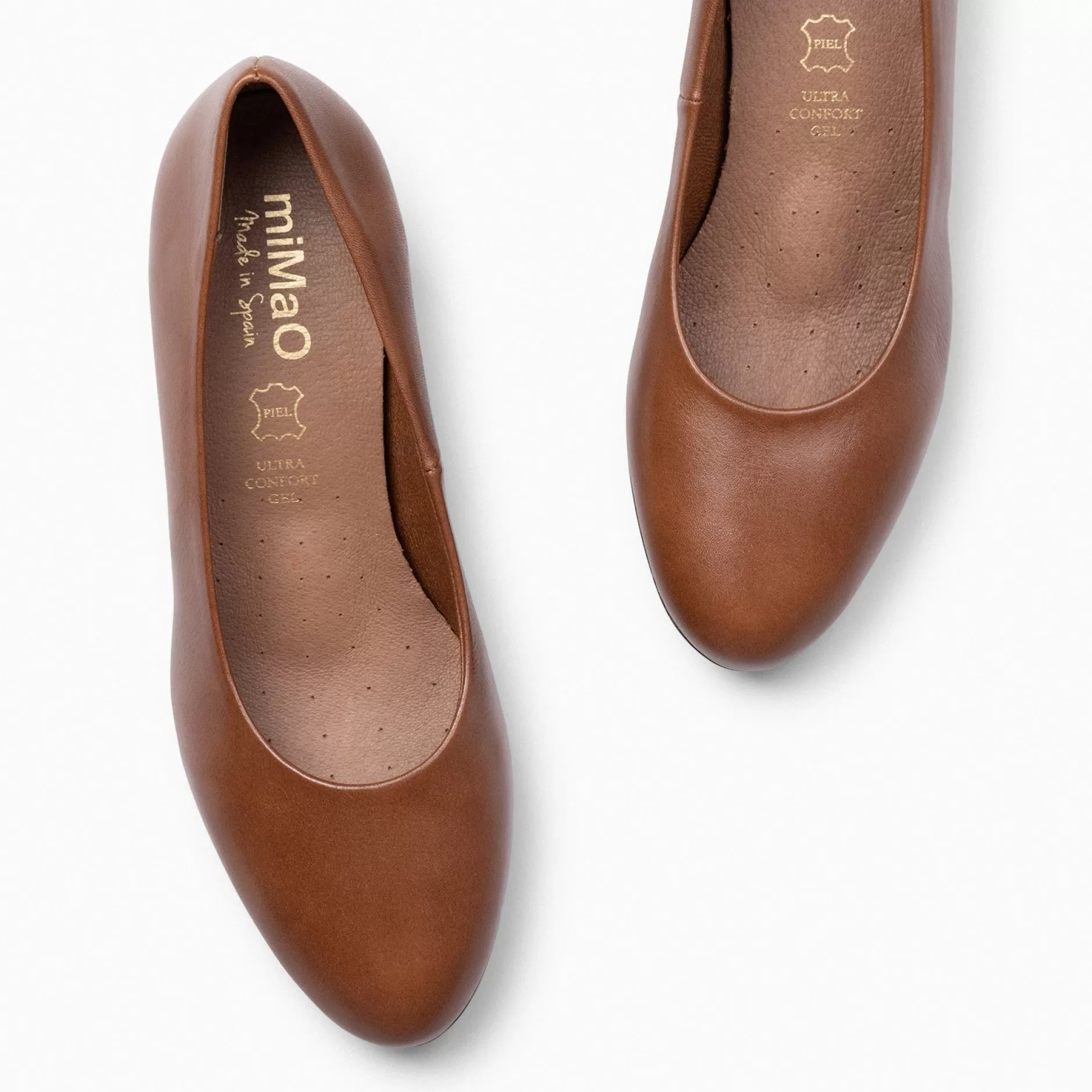 miMaO Urban Zapatos De Tacón<Azafata S - Zapatos De Tacón Bajo Con Plataforma Camel