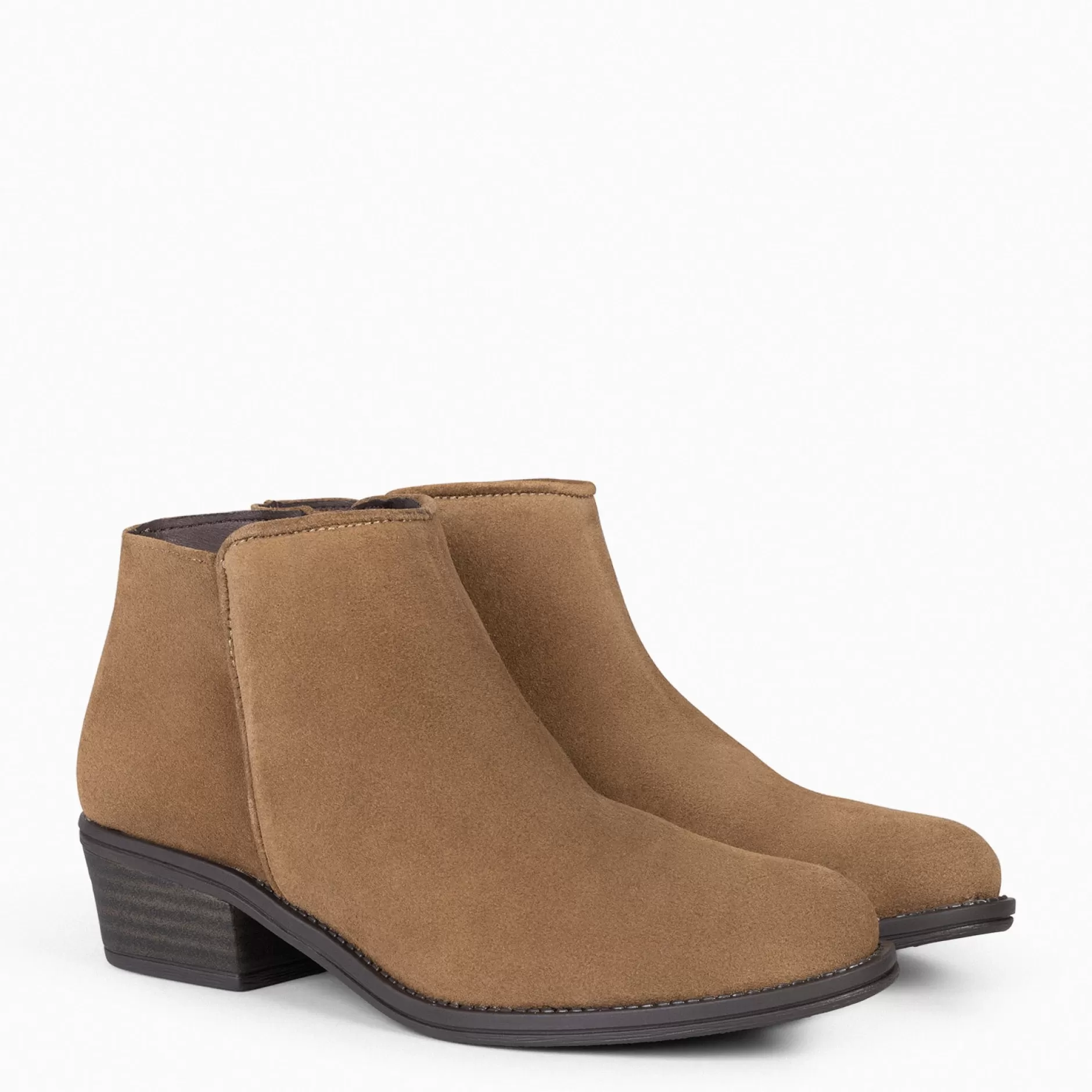 miMaO Botines De Mujer<Baltimor - Botines Piel Mujer Hidrofugo De Color Camel