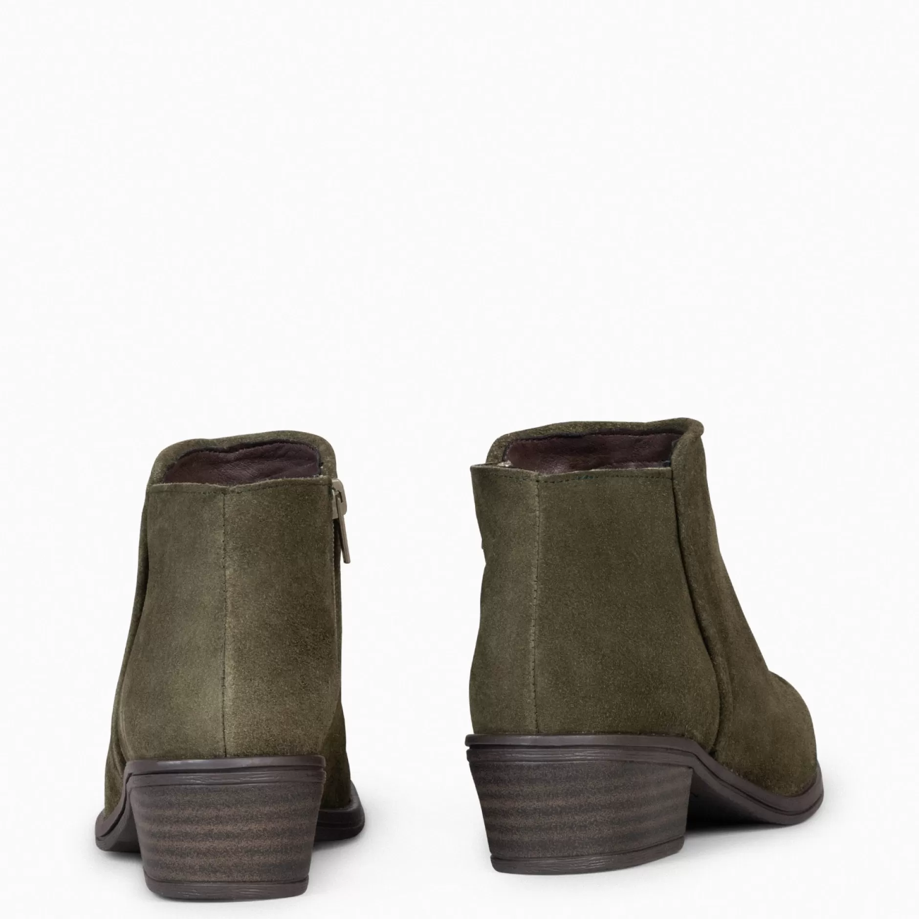 miMaO Botines De Mujer<Baltimor - Botines Piel Mujer Hidrofugo De Color Kaki
