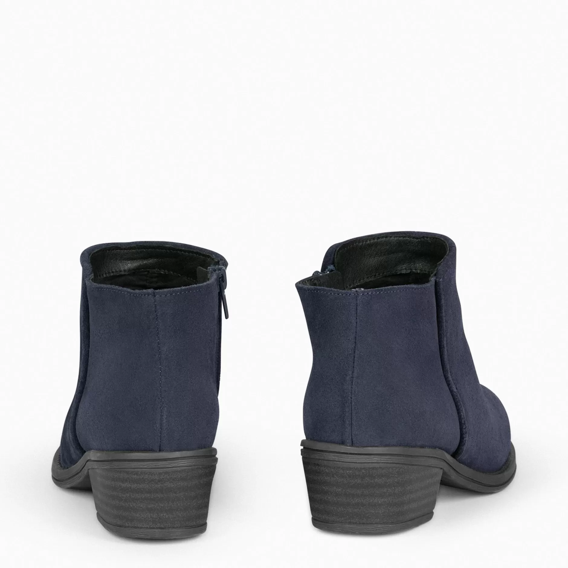 miMaO Botines De Mujer<Baltimor - Botines Piel Mujer Hidrofugo De Color Marino