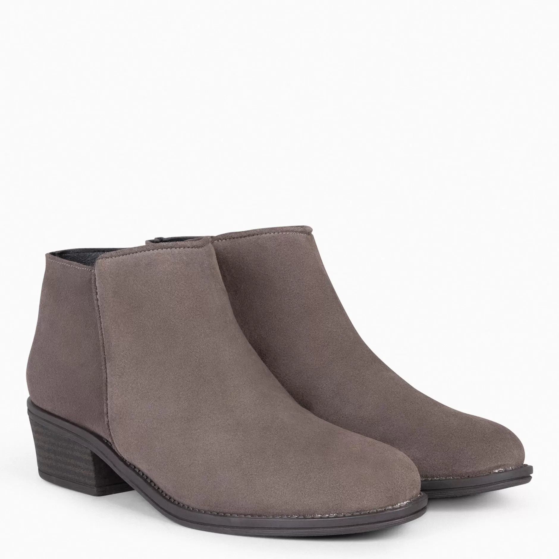 miMaO Botines De Mujer<Baltimor - Botines Piel Mujer Hidrofugo De Color Taupe