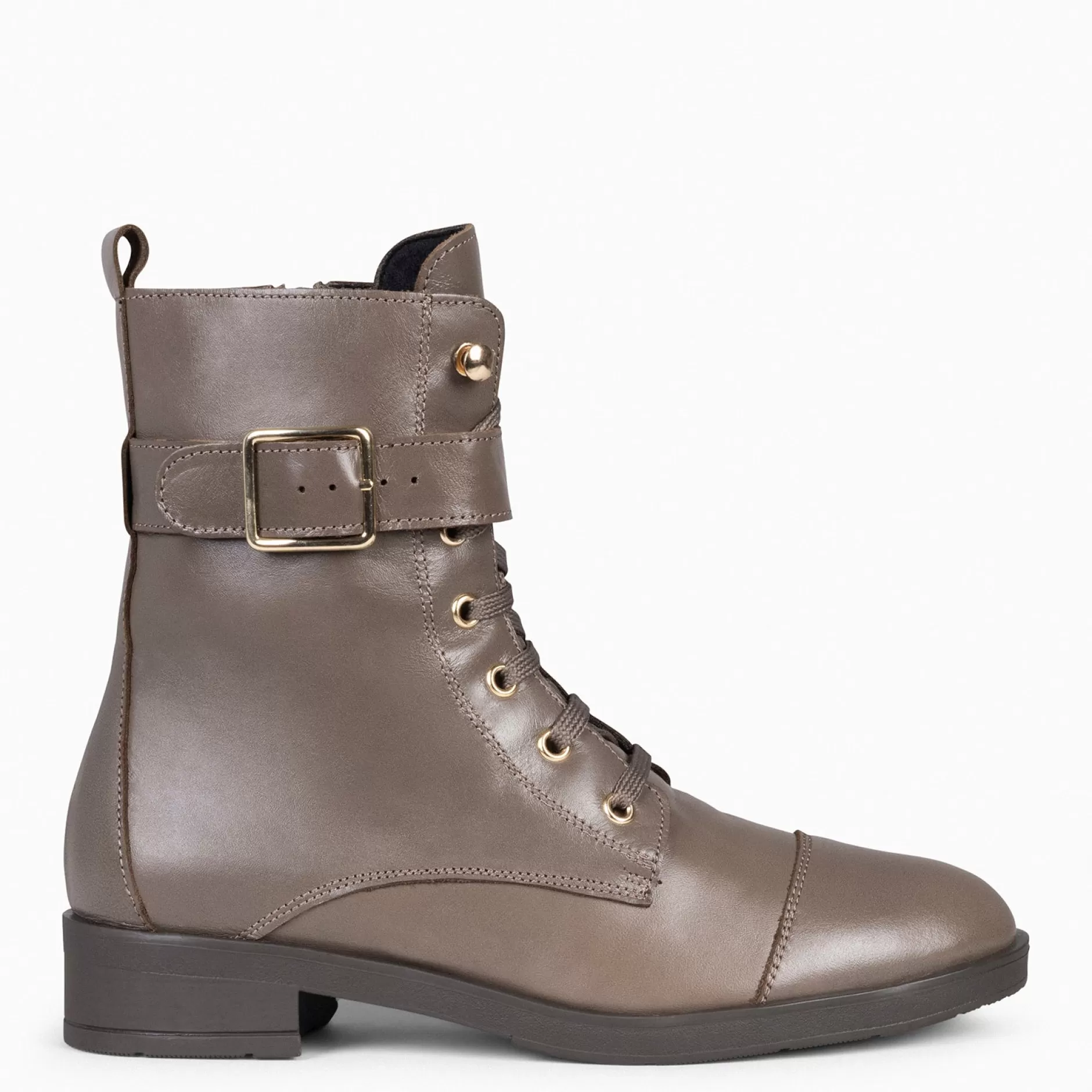 miMaO Botines De Mujer<Belfast - Botin Casual Mujer Taupe