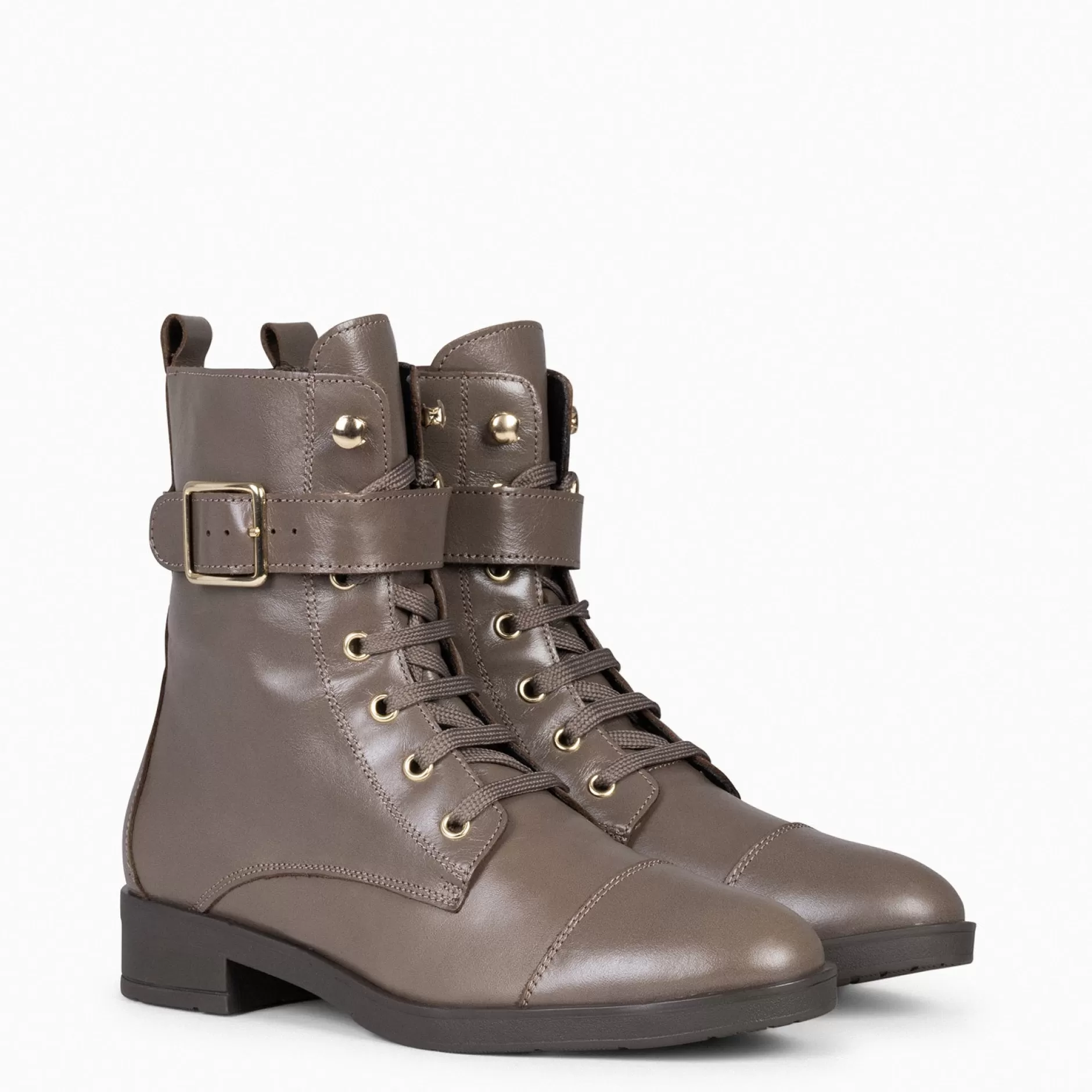 miMaO Botines De Mujer<Belfast - Botin Casual Mujer Taupe