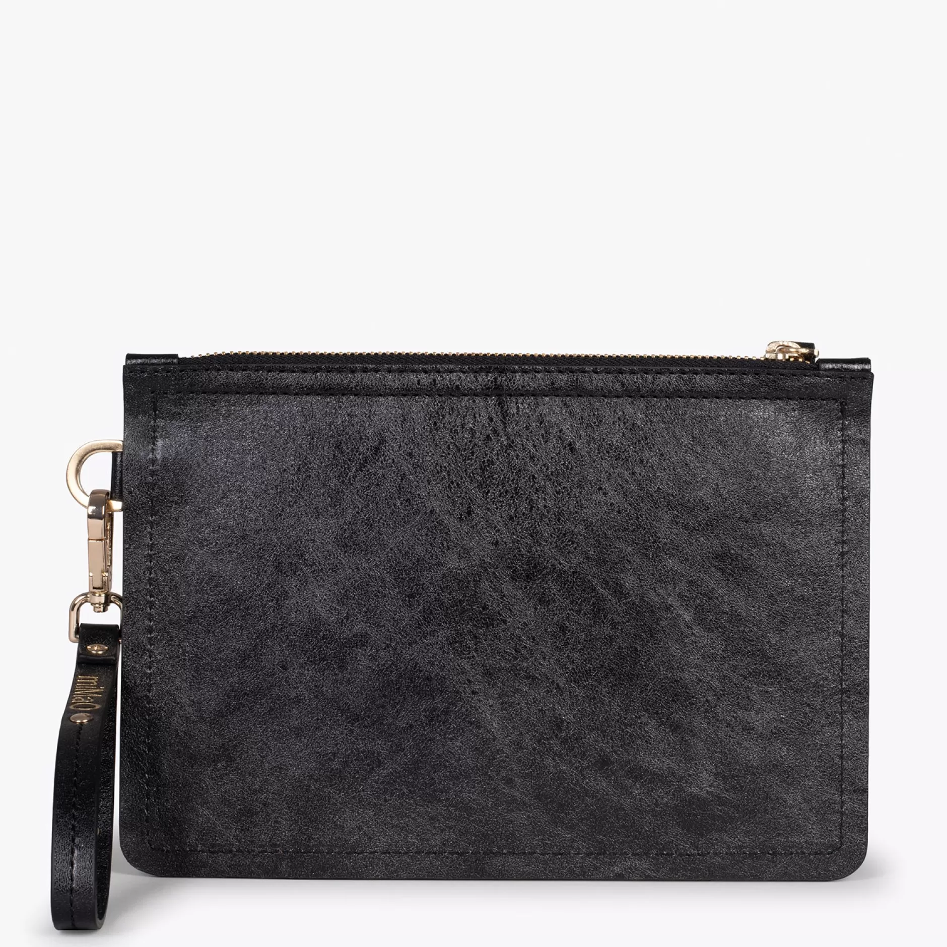 miMaO Bolsos De Mujer<Bolso Urban Liso De Piel Metalizado Negro