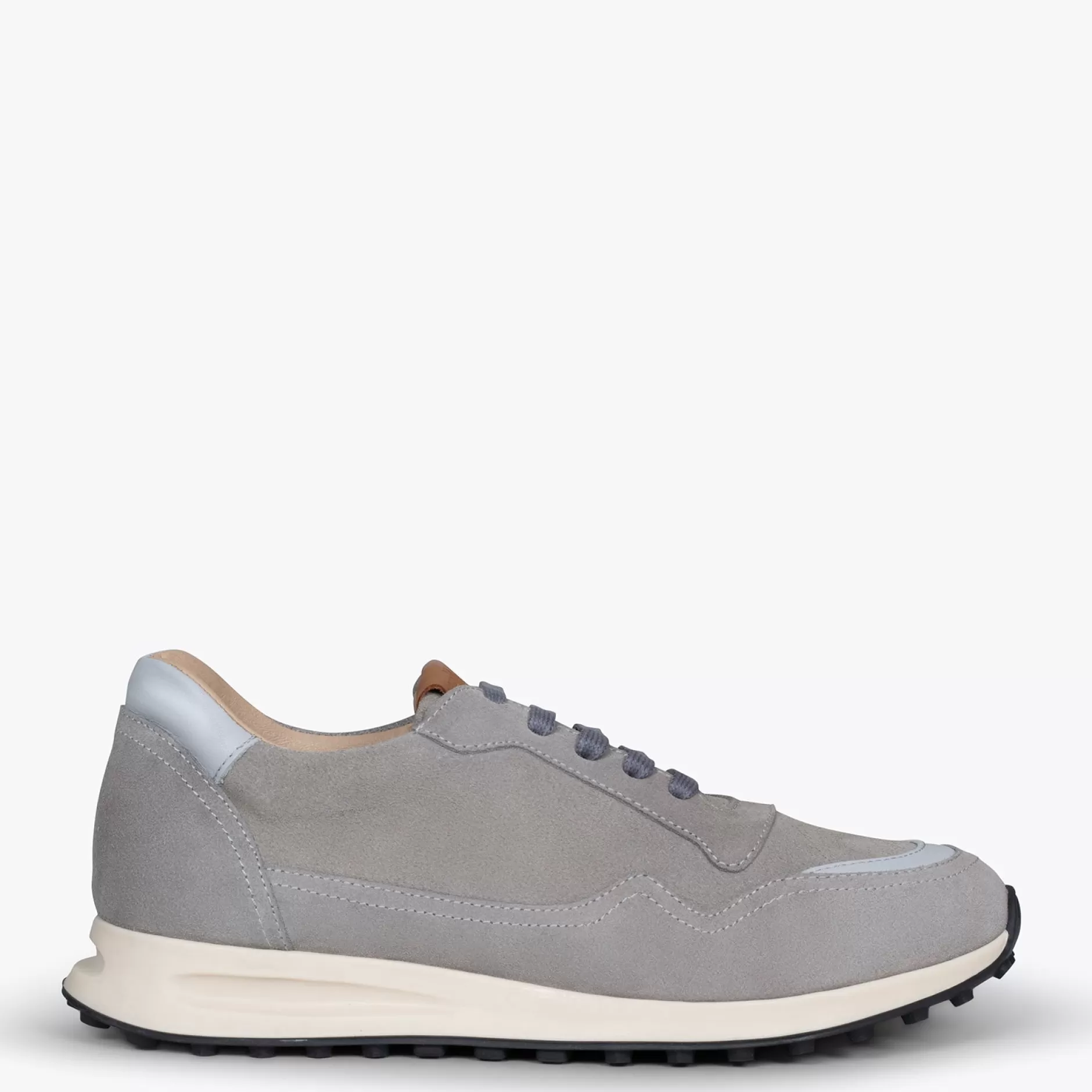 miMaO Zapato<Boston Zapatillas De Piel Para Hombre Gris