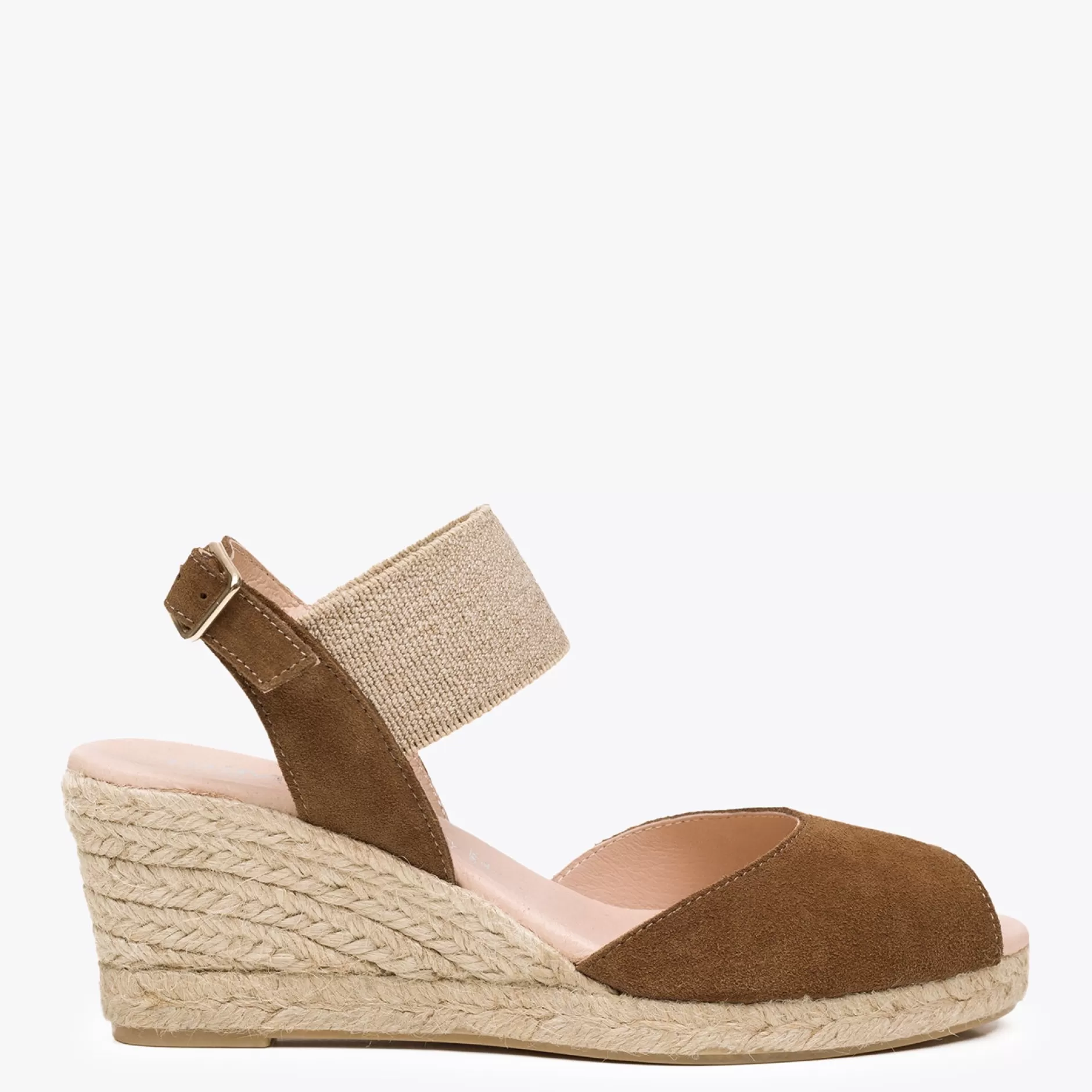 miMaO Esparto Y Alpargatas<Cala – Cuna De Esparto Peeptoe Cuero