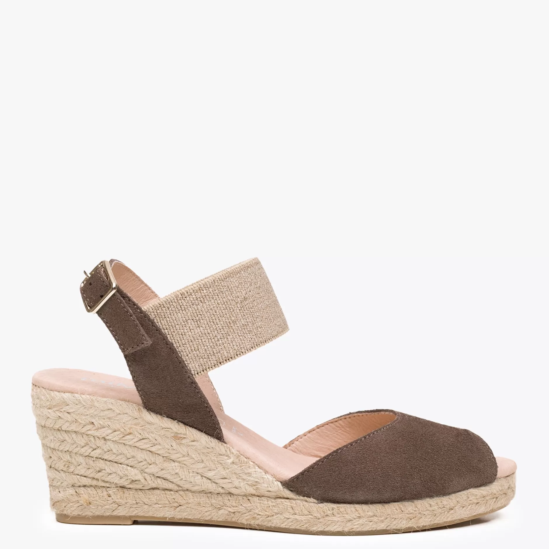 miMaO Esparto Y Alpargatas<Cala – Cuna De Esparto Peeptoe Marron