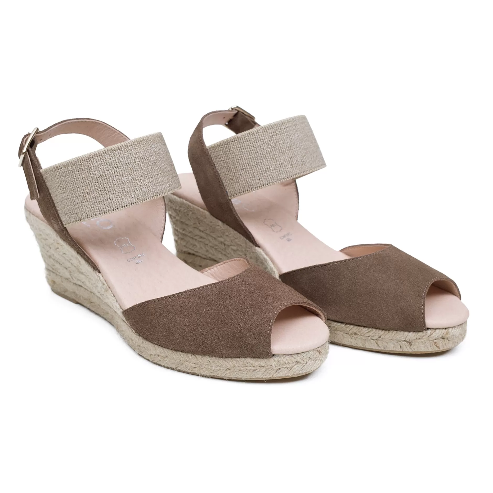 miMaO Esparto Y Alpargatas<Cala – Cuna De Esparto Peeptoe Marron