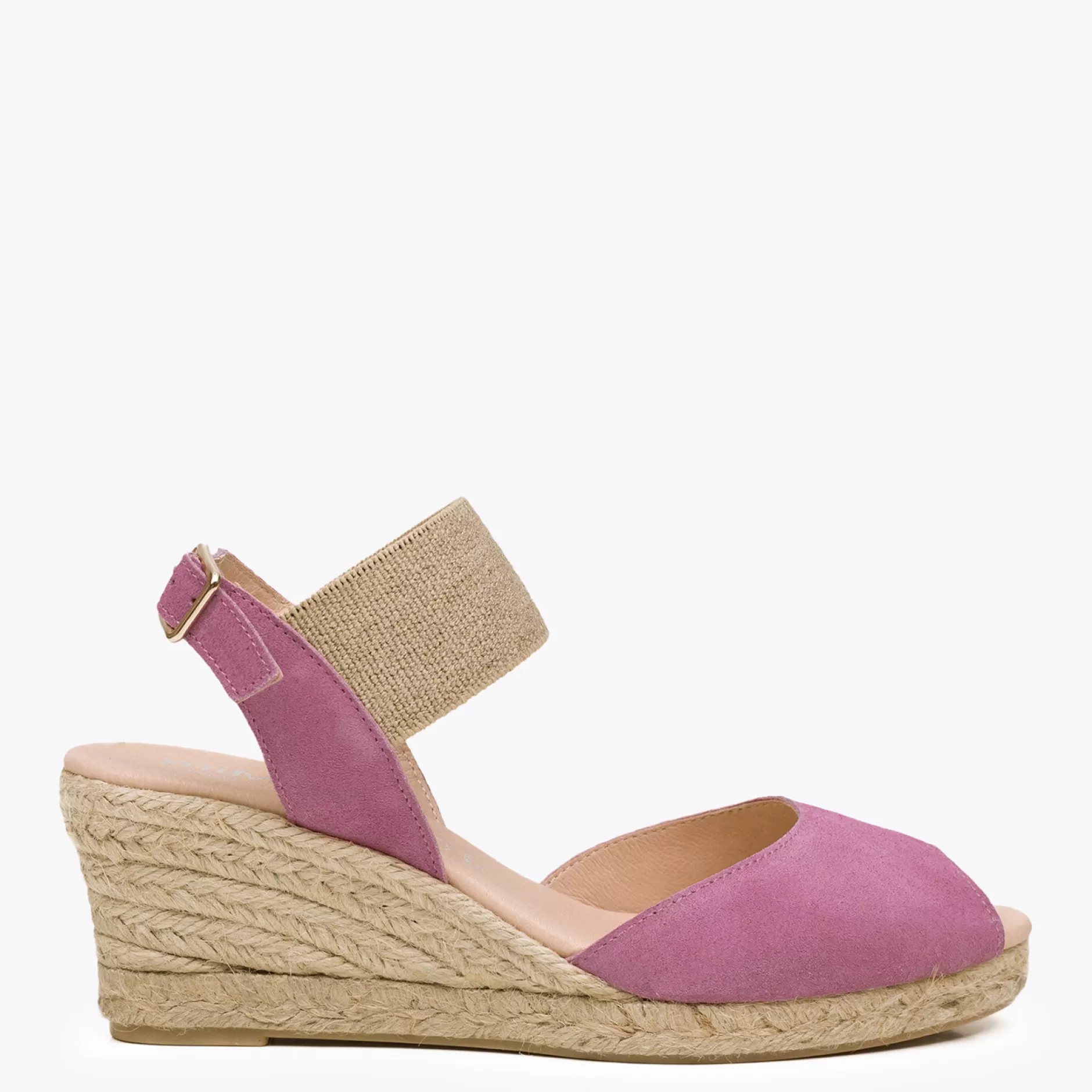 miMaO Esparto Y Alpargatas<Cala – Cuna De Esparto Peeptoe Rosa