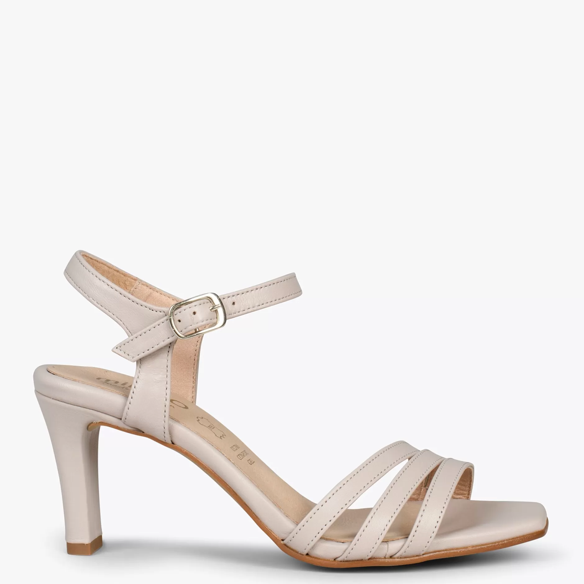 miMaO Sandalias De Tacón<Cannes – Sandalias De Fiesta Con Tacón Fino Taupe