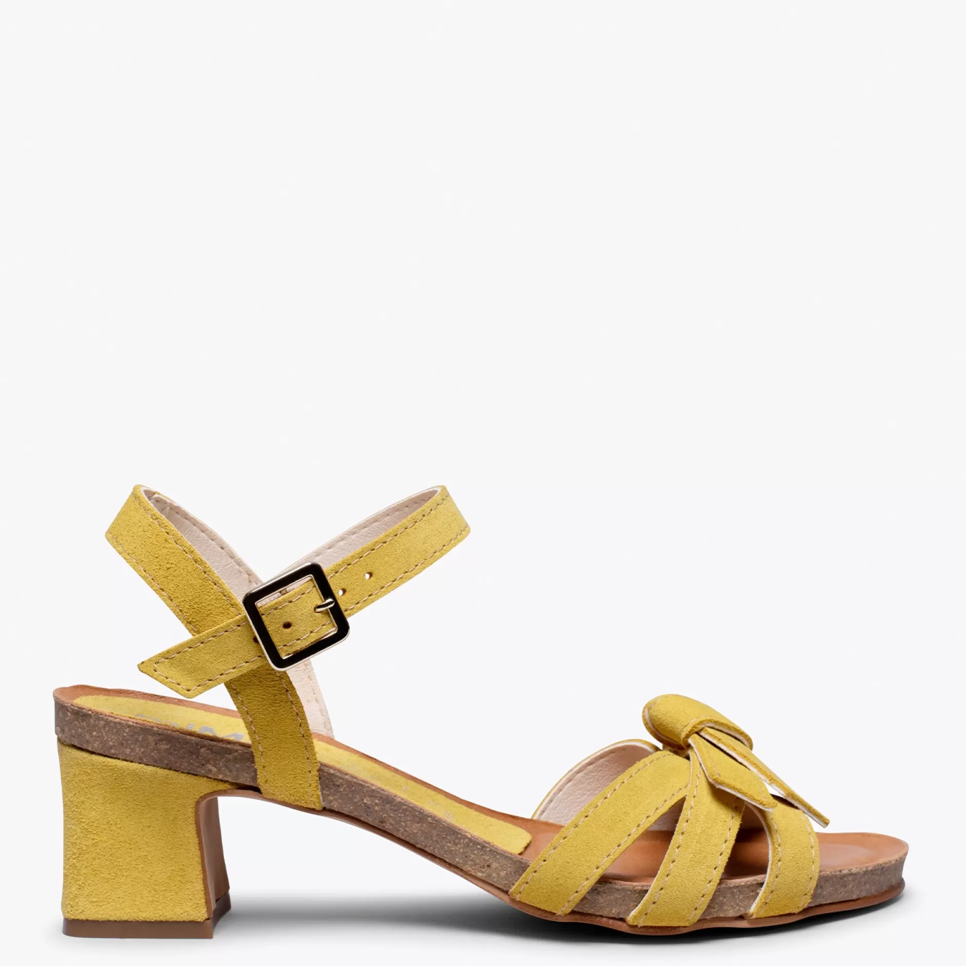 miMaO Sandalias De Tacón<Casual- Sandalia Bio Amarillo De Tacón