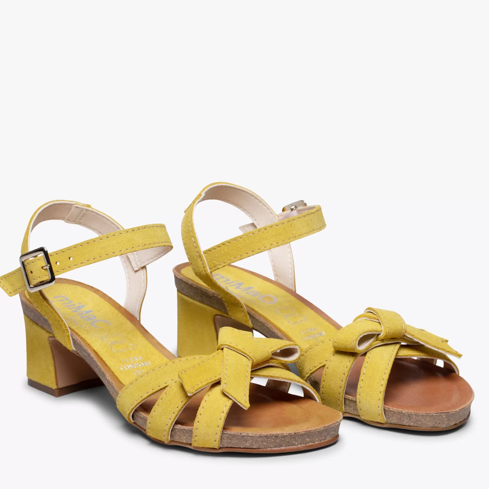 miMaO Sandalias De Tacón<Casual- Sandalia Bio Amarillo De Tacón