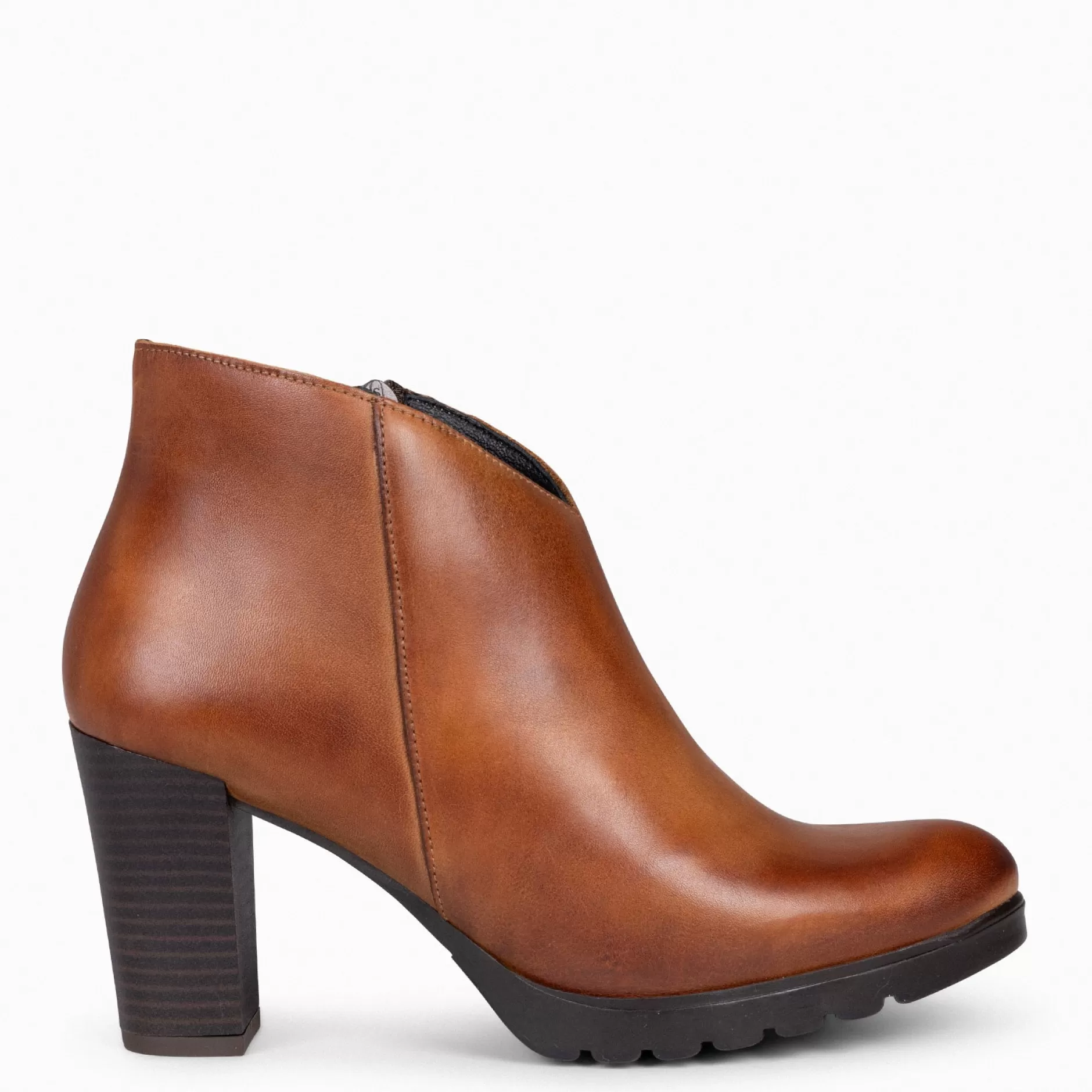 miMaO Botines De Mujer<Classic - Botines De Mujer Con Tacón Marron