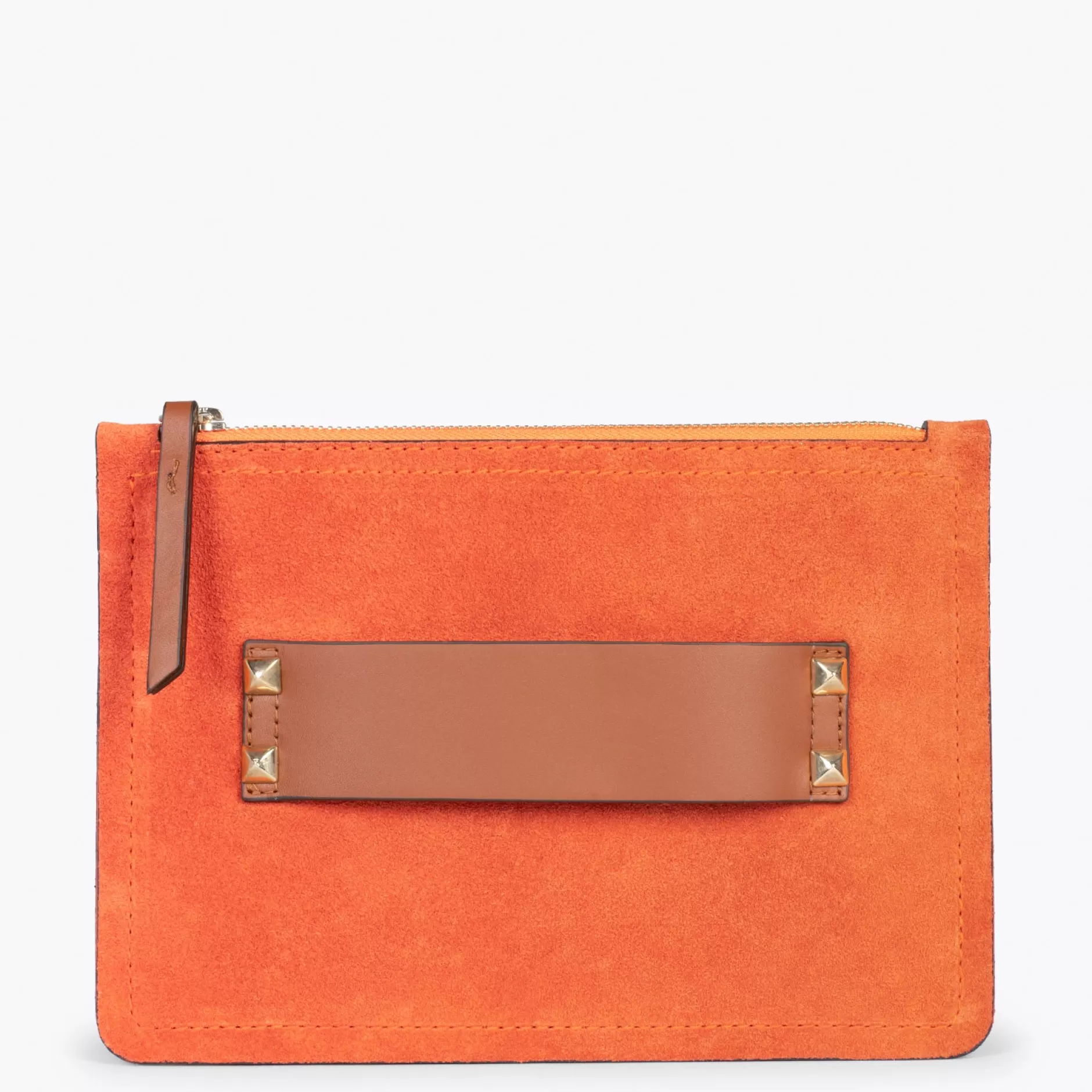 miMaO Bolsos De Mujer<Classic Bolso Bandolera De Piel Con Doble Cremallera Naranja