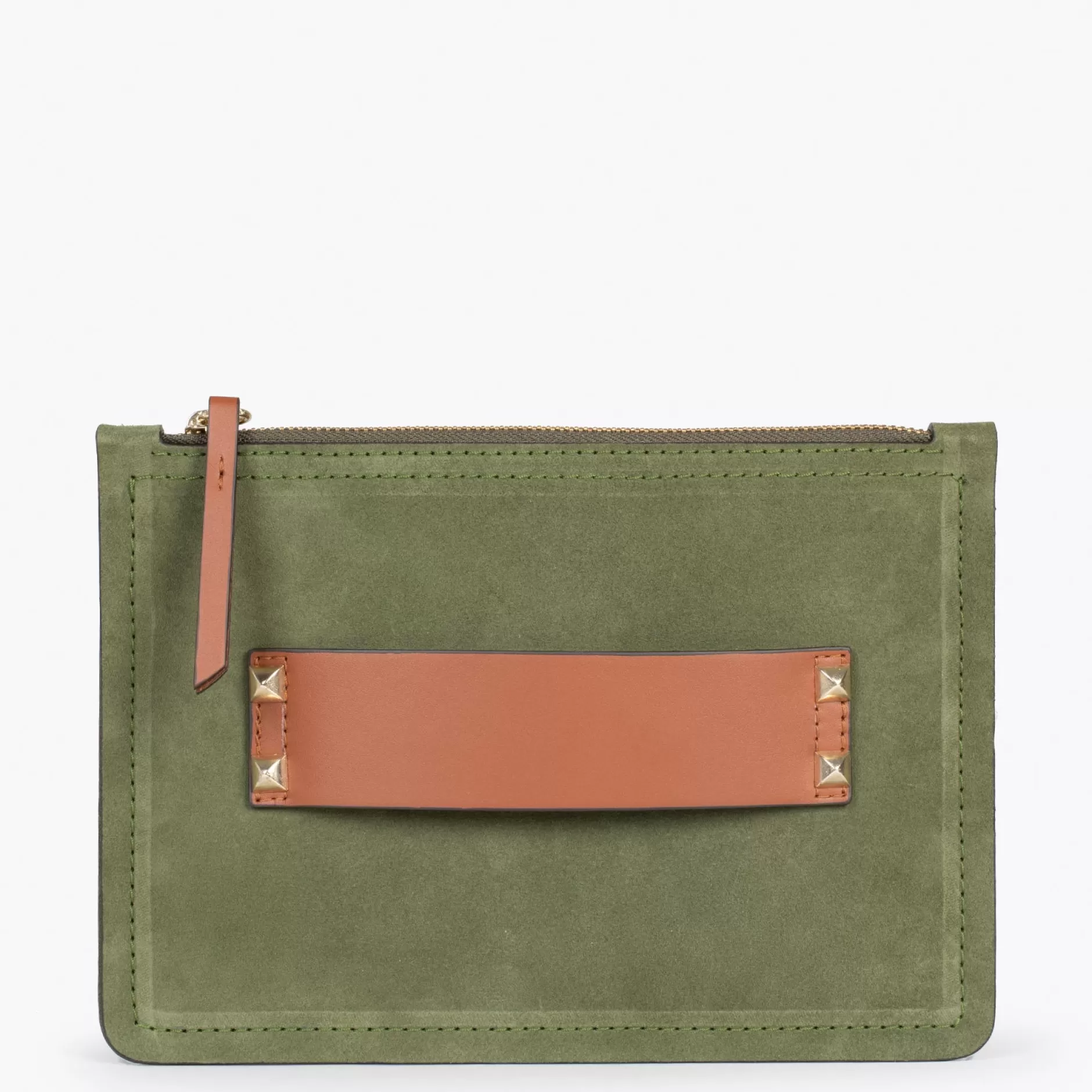 miMaO Bolsos De Mujer<Classic Bolso Bandolera De Piel Con Doble Cremallera Verde