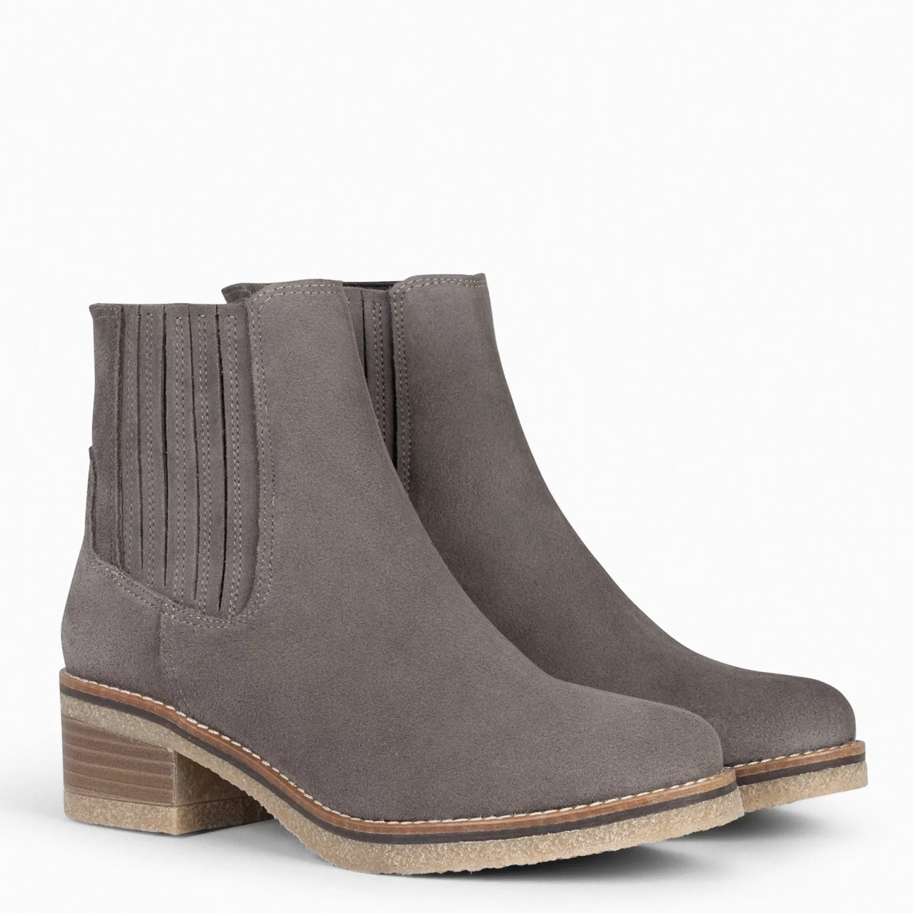 miMaO Botines De Mujer<Country - Botines Camperos Para Mujer Taupe