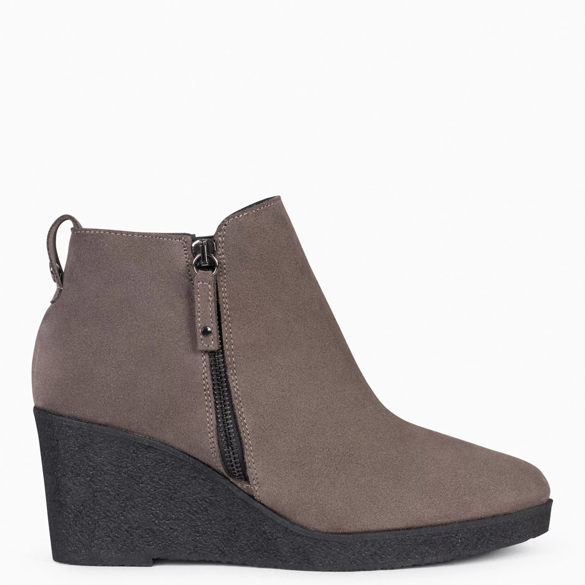 miMaO Botines De Mujer<Dakota - Botin Con Cuna Alta Taupe