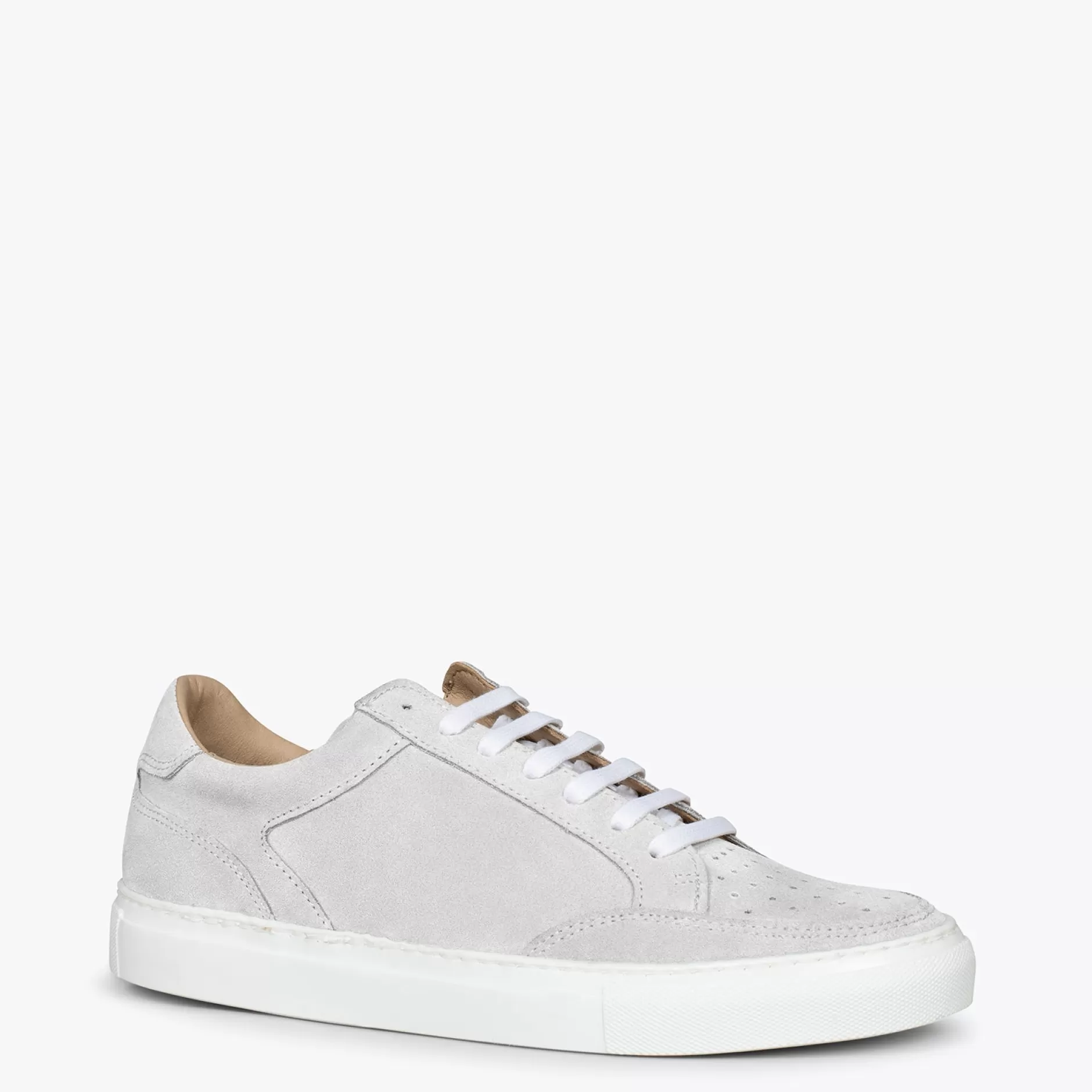 miMaO Zapato<Dublin Zapatillas De Piel Para Hombre Blanco