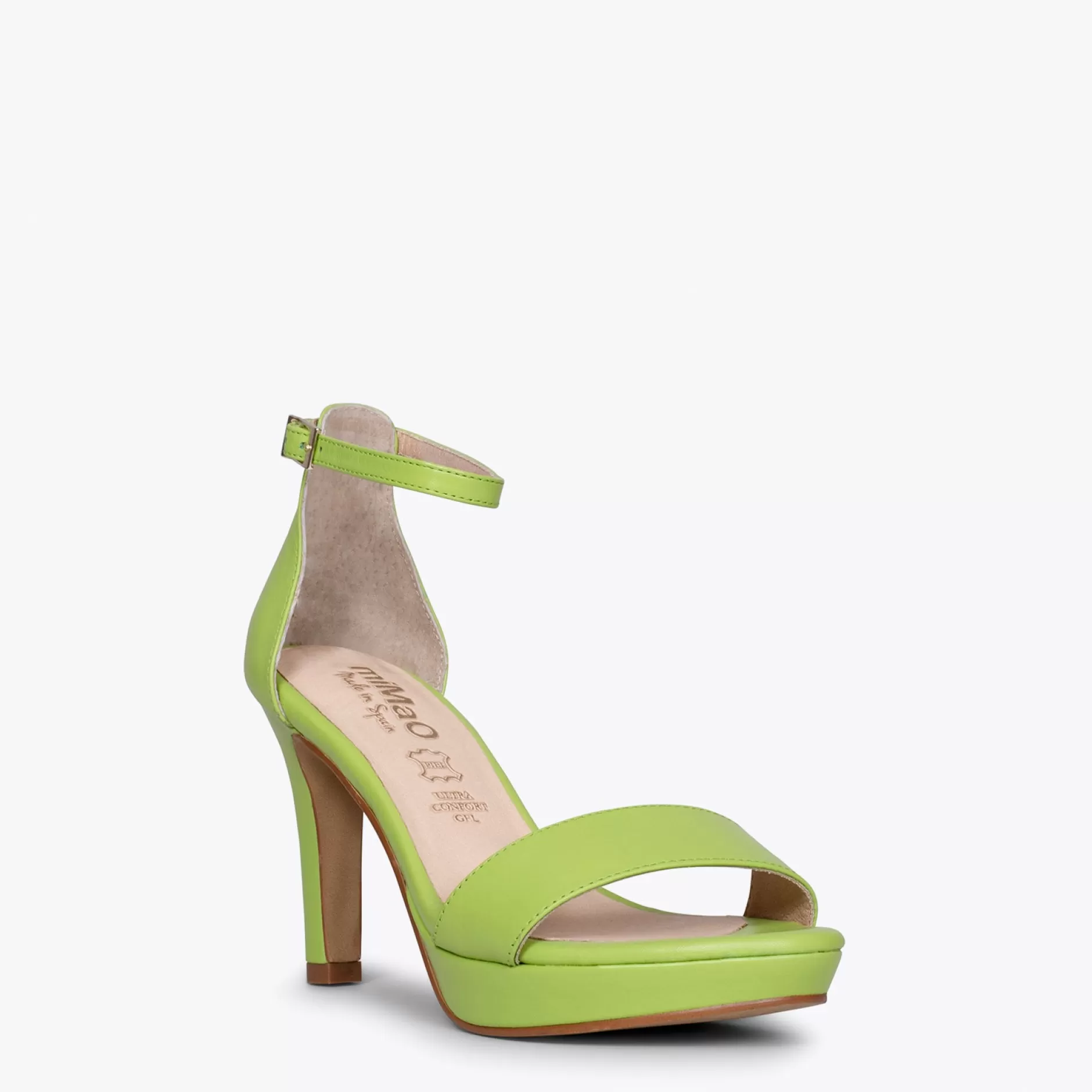 miMaO Sandalias De Tacón<Fiesta - Sandalias De Tacón Alto Y Plataforma Verde Pistacho