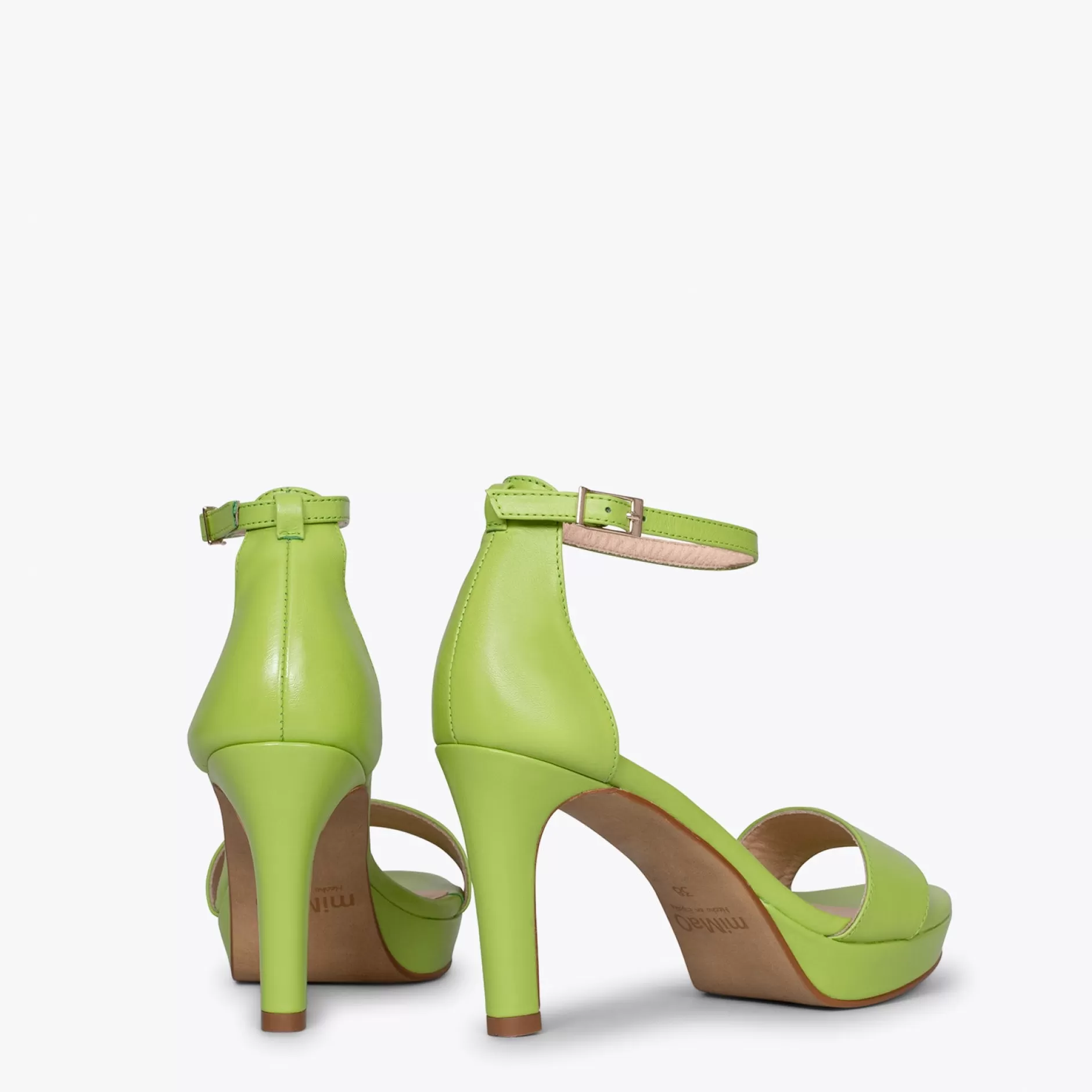 miMaO Sandalias De Tacón<Fiesta - Sandalias De Tacón Alto Y Plataforma Verde Pistacho
