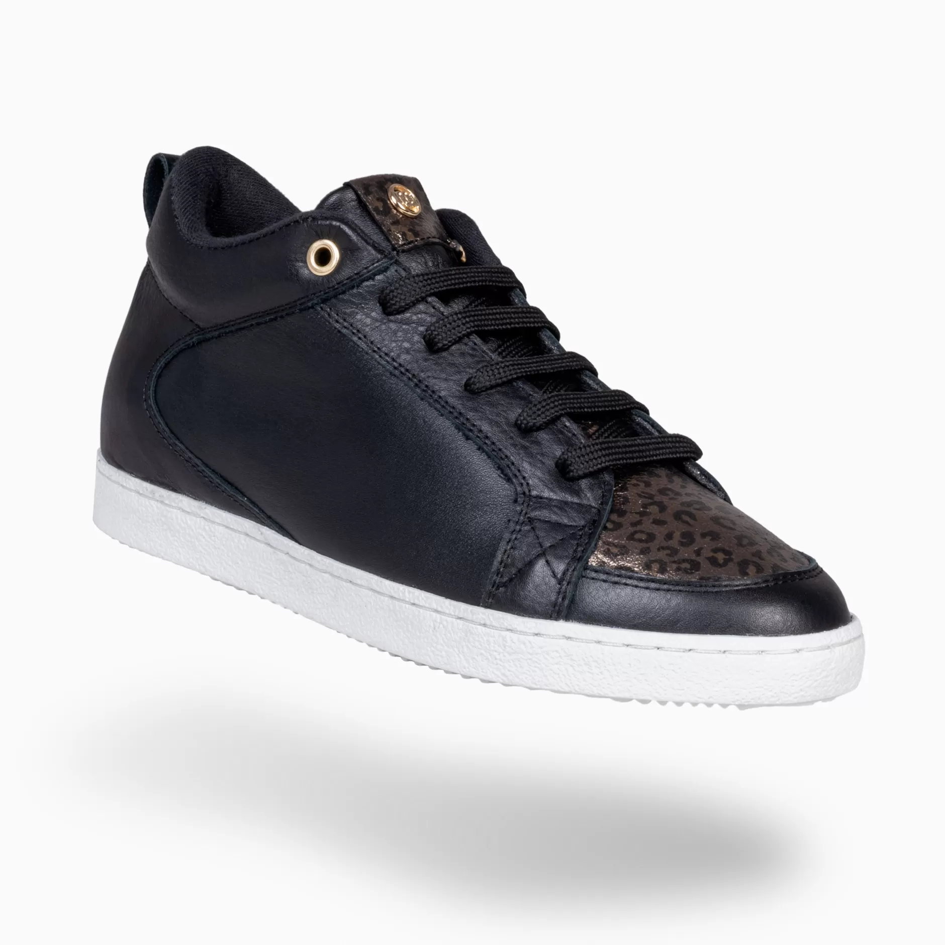 miMaO Deportivas<Frenchy - Sneakers Cuna Interior Mujer Negro Y Leopardo