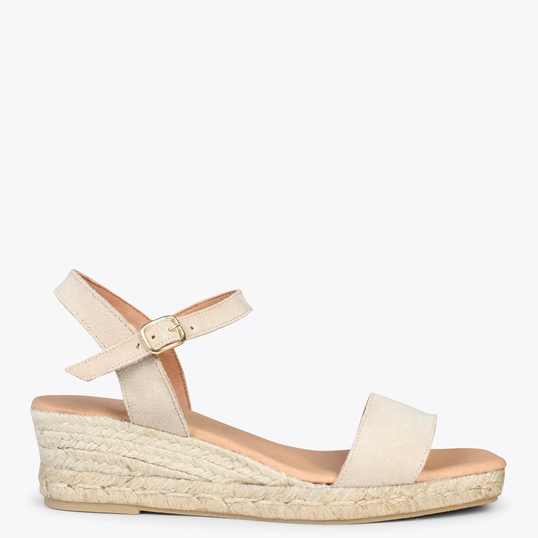 miMaO Esparto Y Alpargatas<Jerez – Sandalias De Esparto Y Piel Beige