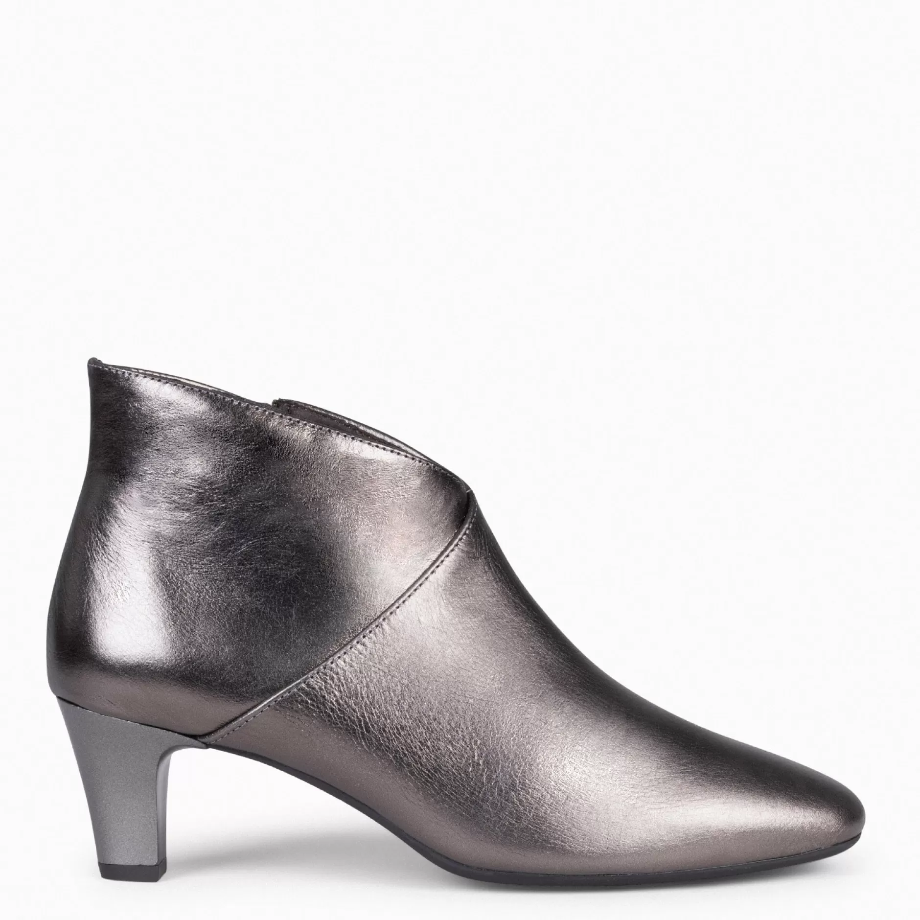 miMaO Botines De Mujer<Lady - Botines Napa Mujer Plata Vieja