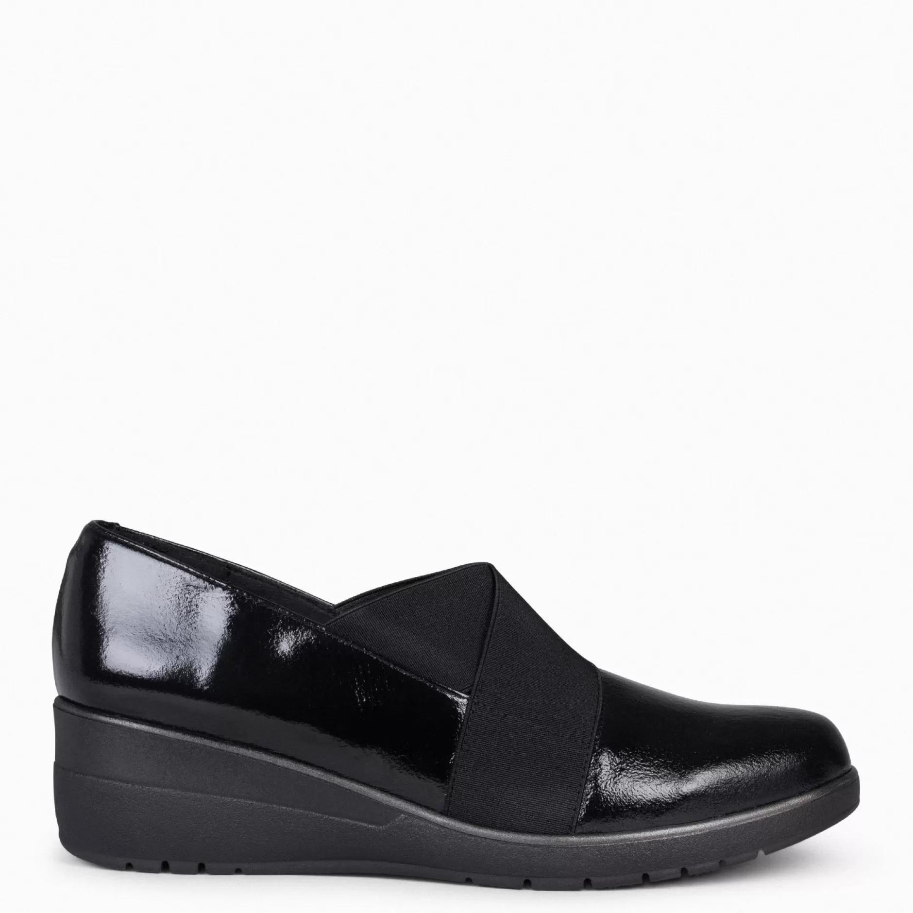 miMaO Cunas Confort<Lia - Zapatos De Cuna Con Tiras Elasticas Negro