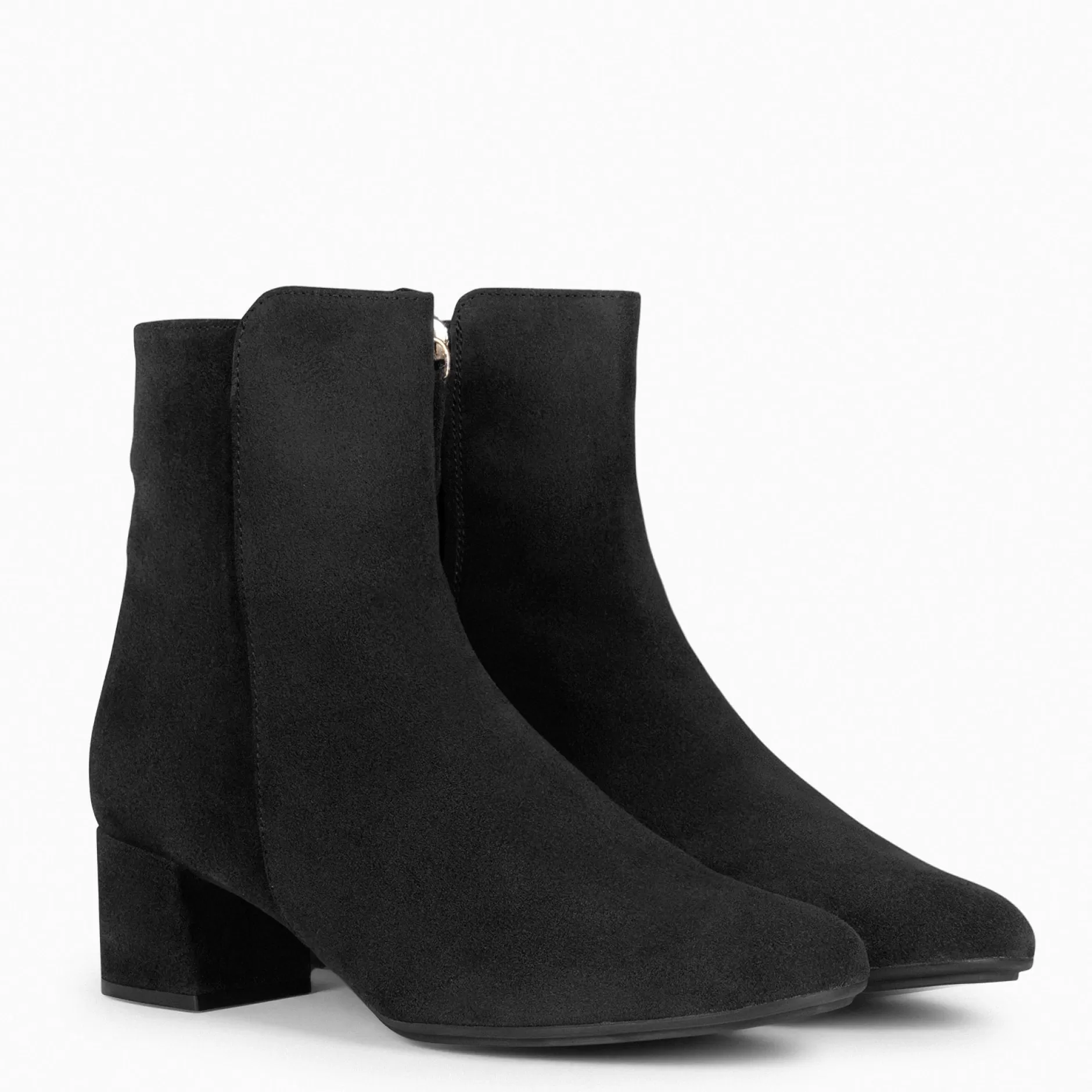 miMaO Botines De Mujer<Maia - Botin Serraje Mujer Negro