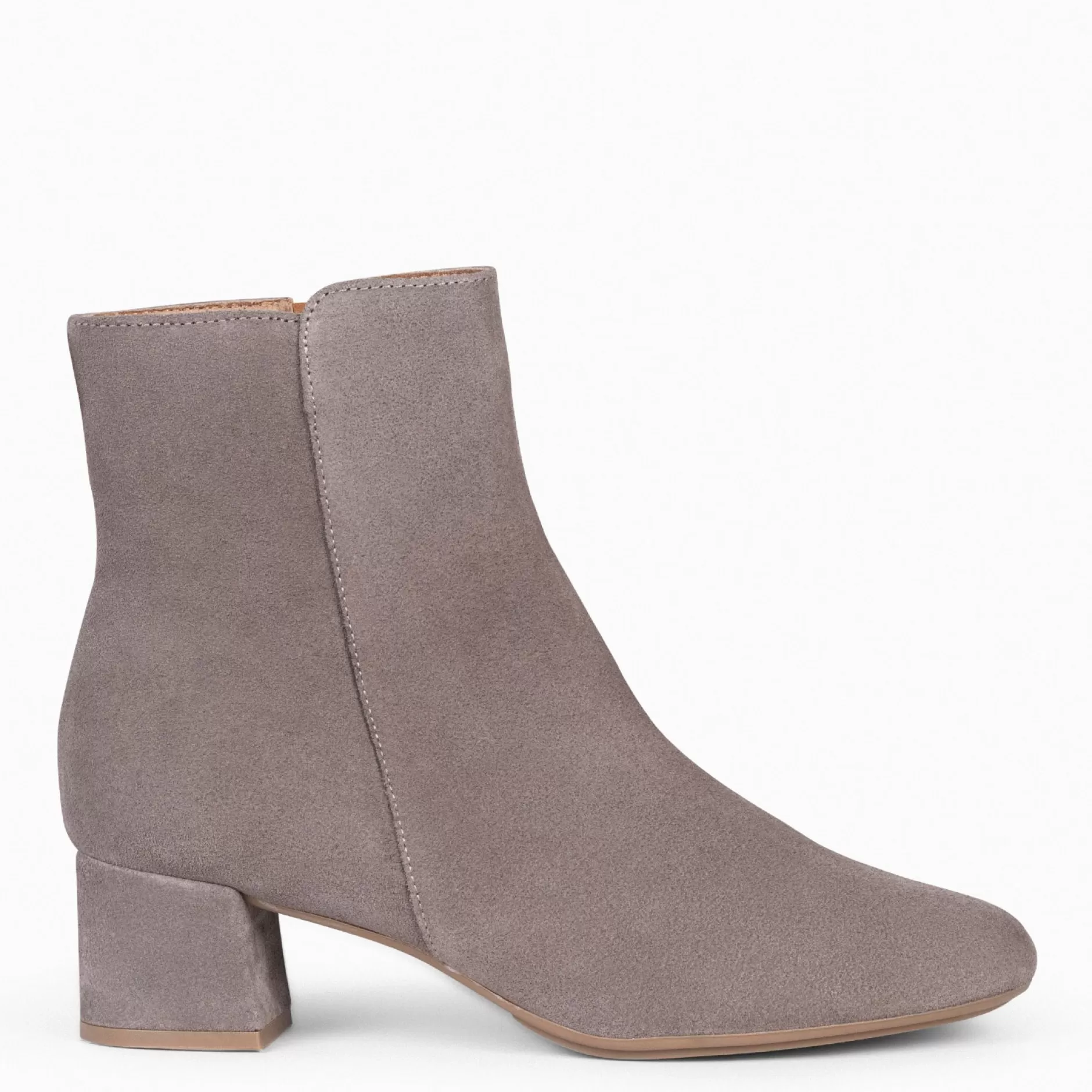 miMaO Botines De Mujer<Maia - Botin Serraje Mujer Taupe