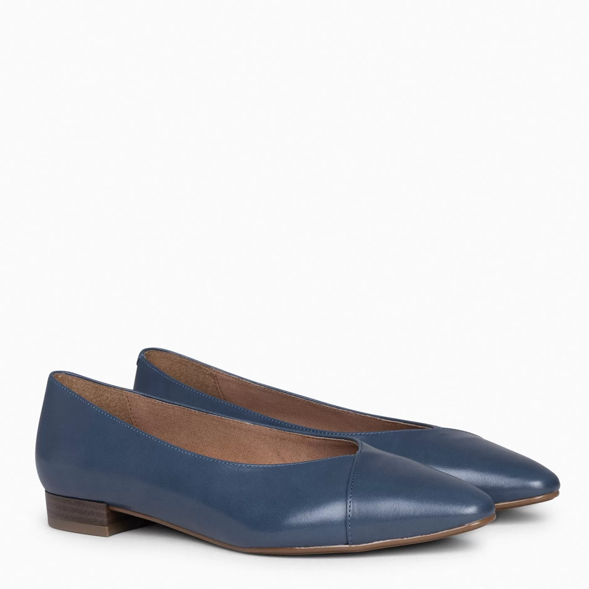 miMaO Mocasines Y Blucher<Marie – Zapatos Bajos De Punta Fina Azul