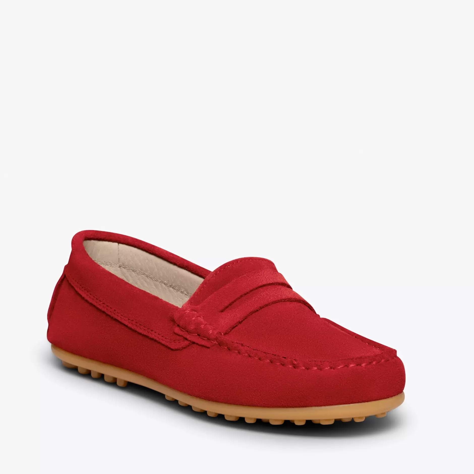 miMaO Zapato<Mocasin Mocasines Rojos Para Niños De Piel