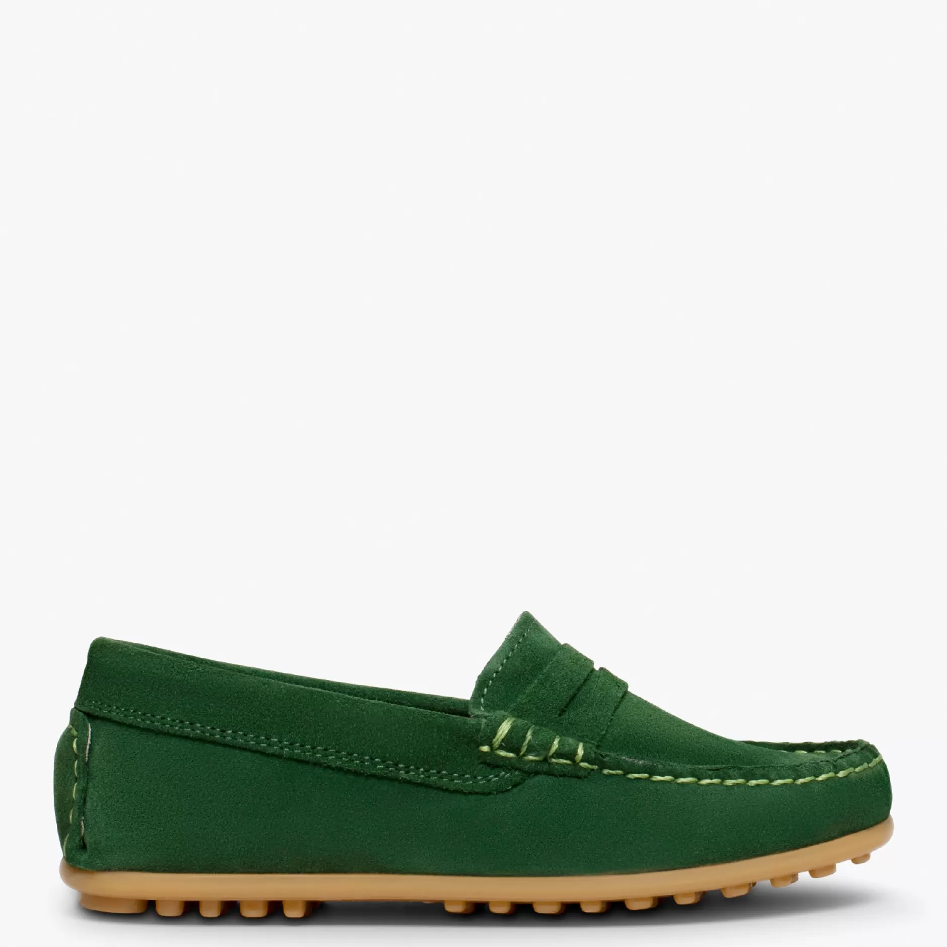 miMaO Zapato<Mocasin Mocasines Verdes Para Niños De Piel