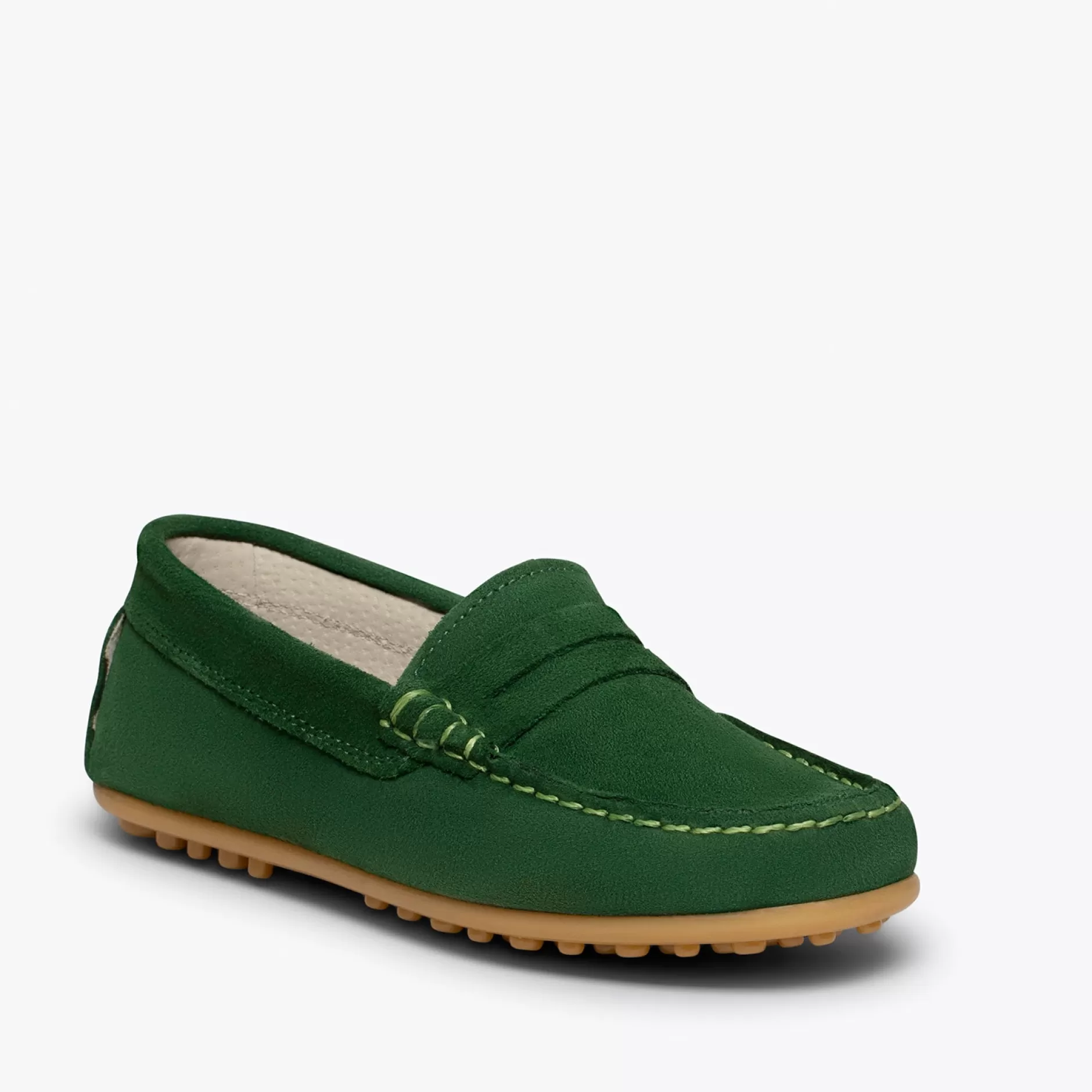 miMaO Zapato<Mocasin Mocasines Verdes Para Niños De Piel