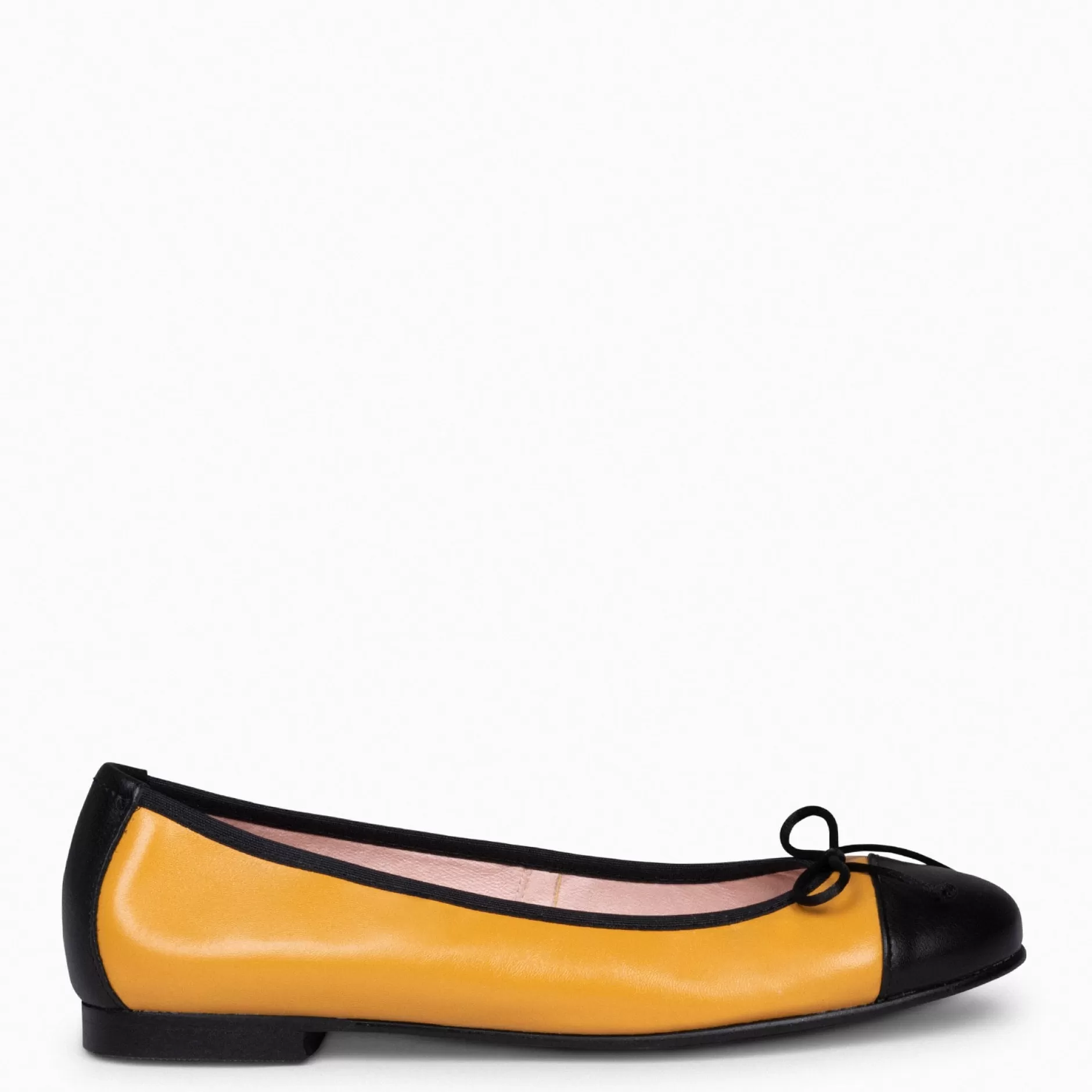 miMaO Mocasines Y Blucher<Nicolle – Bailarina Plana Con Puntera Amarillo