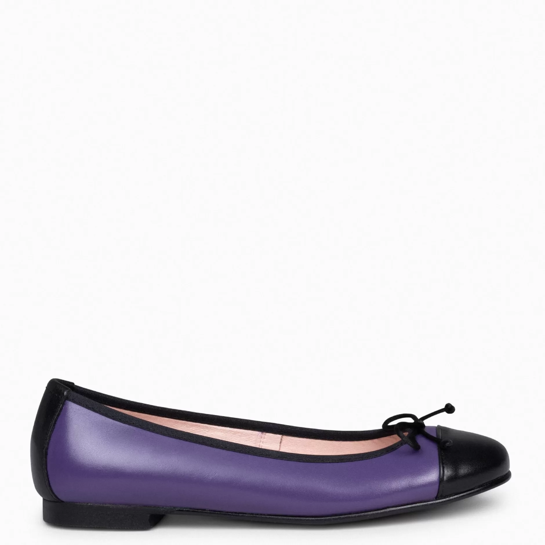 miMaO Mocasines Y Blucher<Nicolle – Bailarina Plana Con Puntera Morado