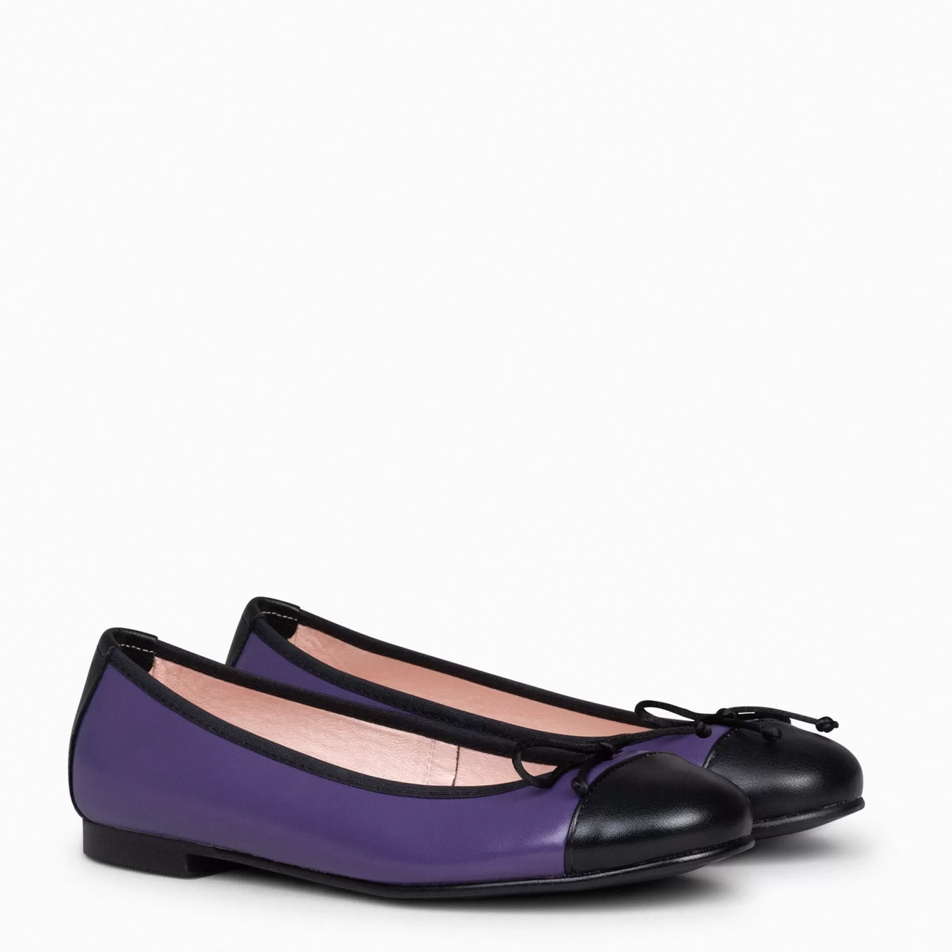 miMaO Mocasines Y Blucher<Nicolle – Bailarina Plana Con Puntera Morado