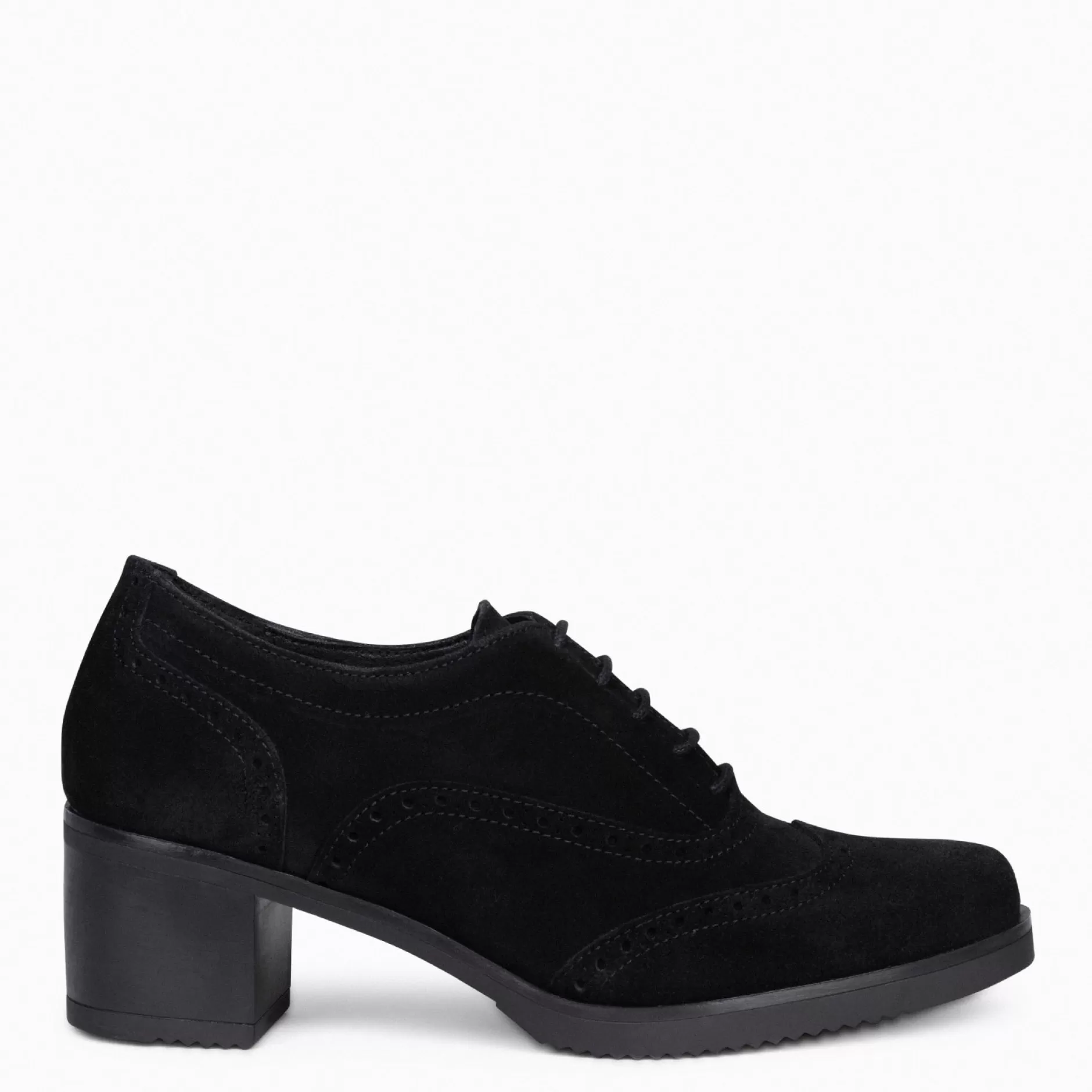 miMaO Mocasines Y Blucher<Oxford – Blucher De Mujer Con Tacón Negro