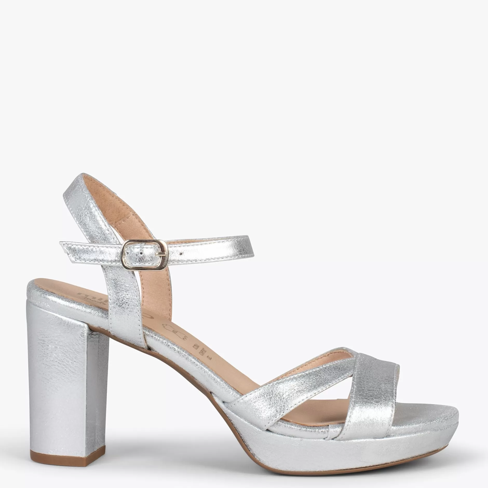 miMaO Sandalias De Tacón<Paris – Sandalias De Fiesta Con Tacón Alto Y Plataforma Plata