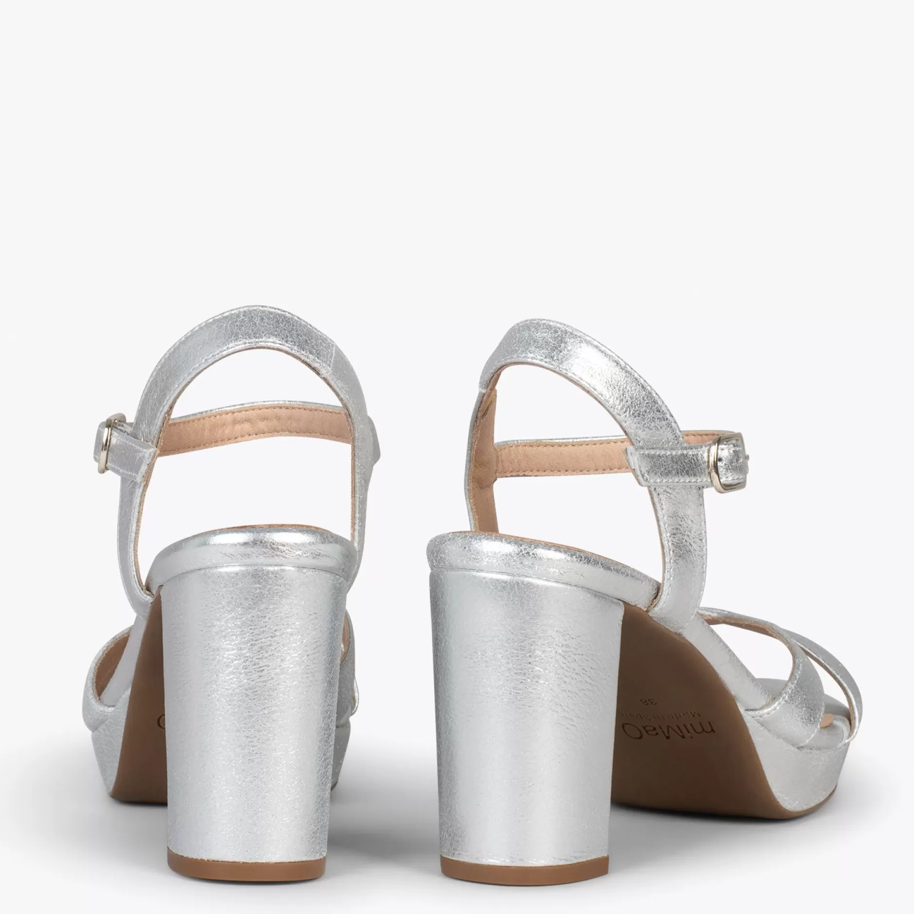 miMaO Sandalias De Tacón<Paris – Sandalias De Fiesta Con Tacón Alto Y Plataforma Plata