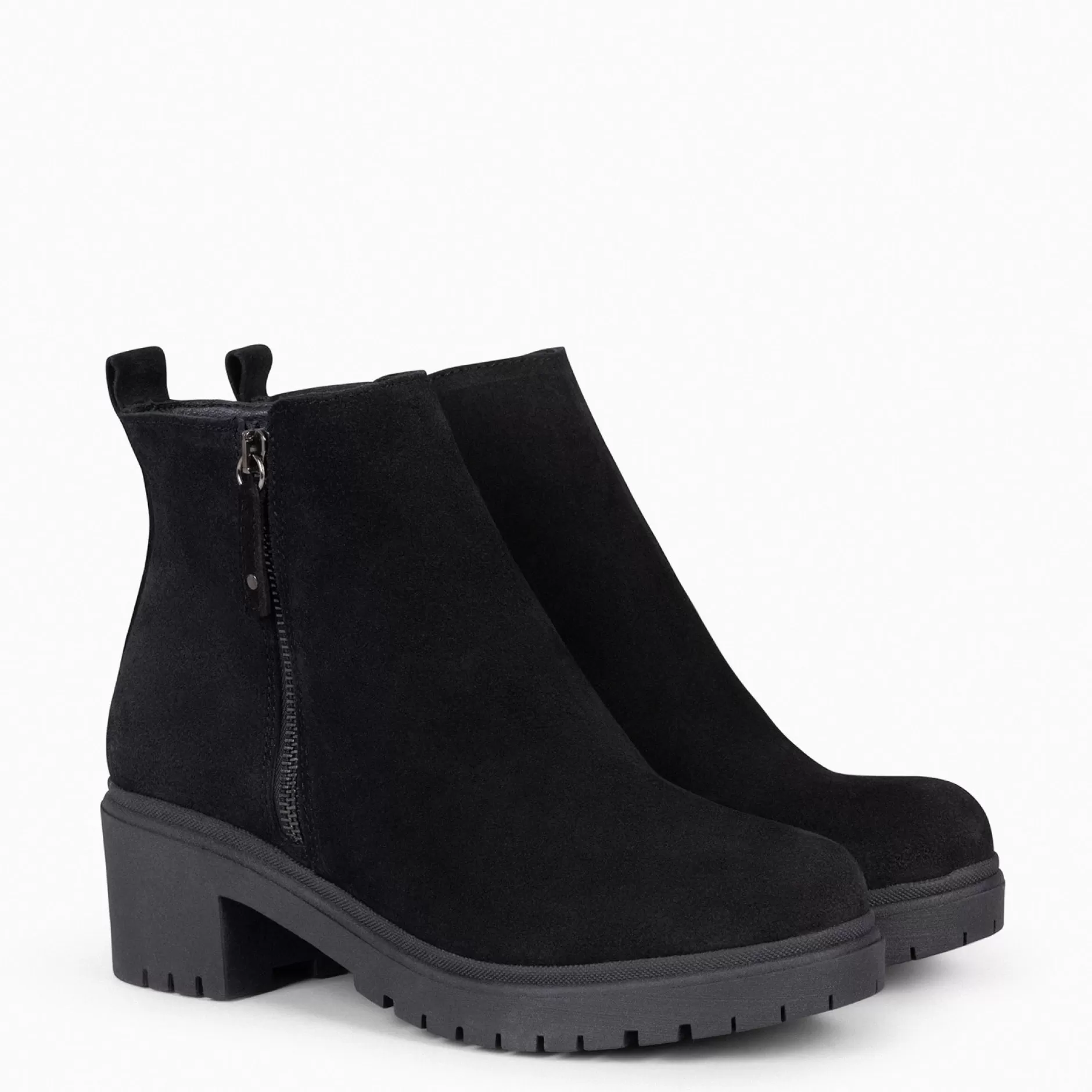 miMaO Botines De Mujer<Pop - Botin De Piel Negro Hidrofugo