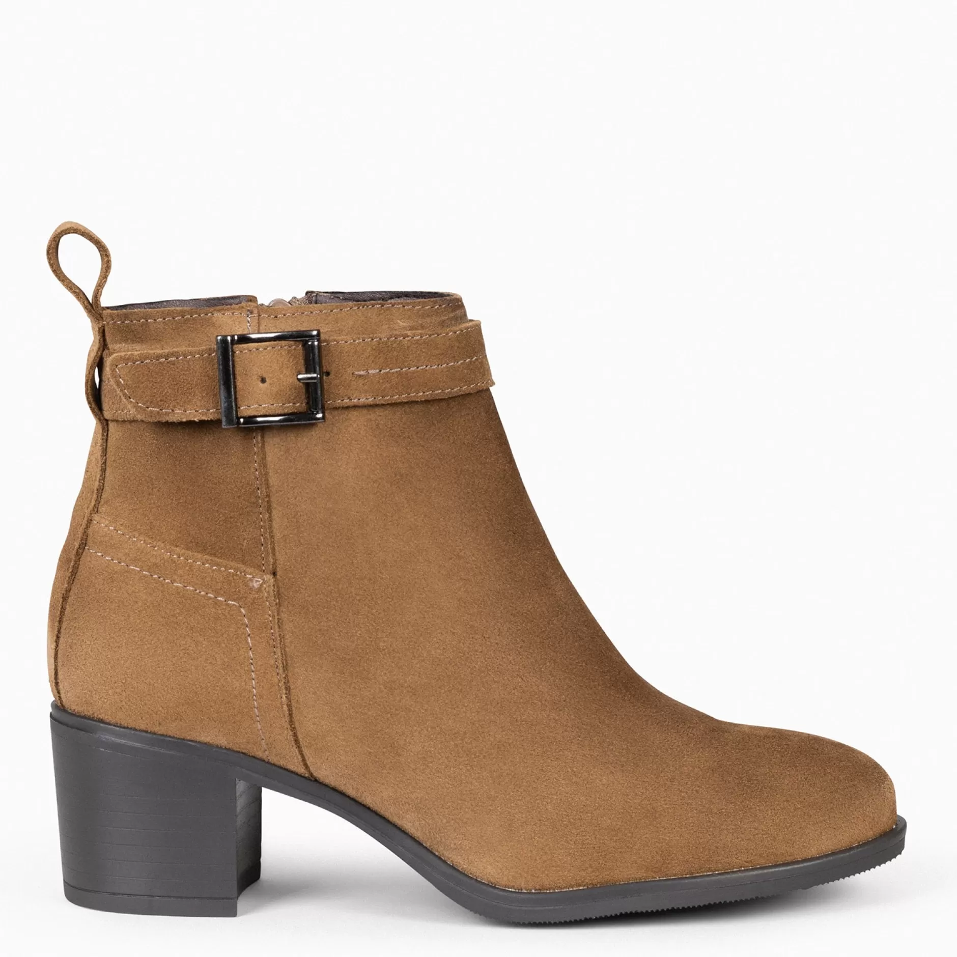 miMaO Botines De Mujer<Seattle - Botines Serraje Mujer En Color Camel