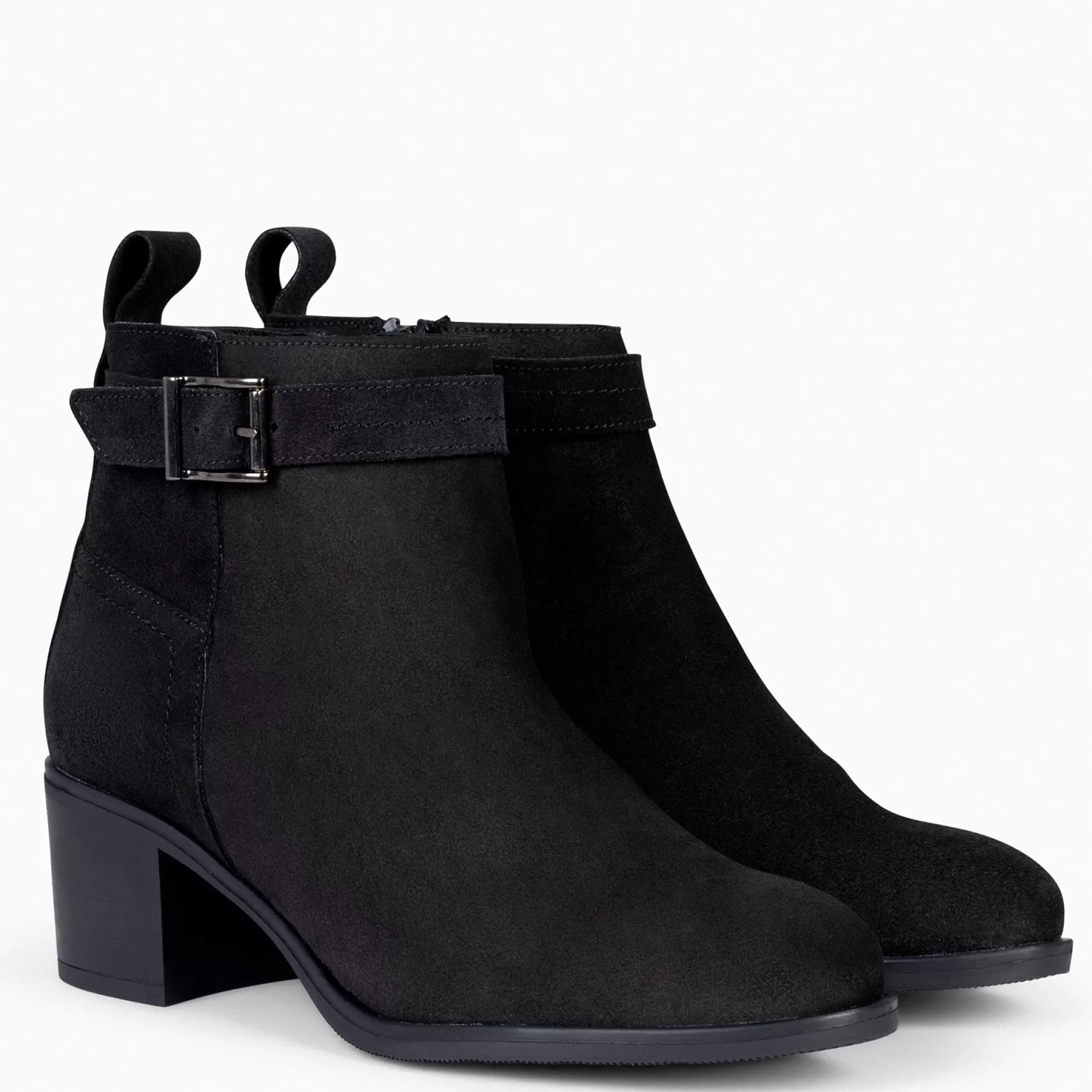 miMaO Botines De Mujer<Seattle - Botines Serraje Mujer En Color Negro
