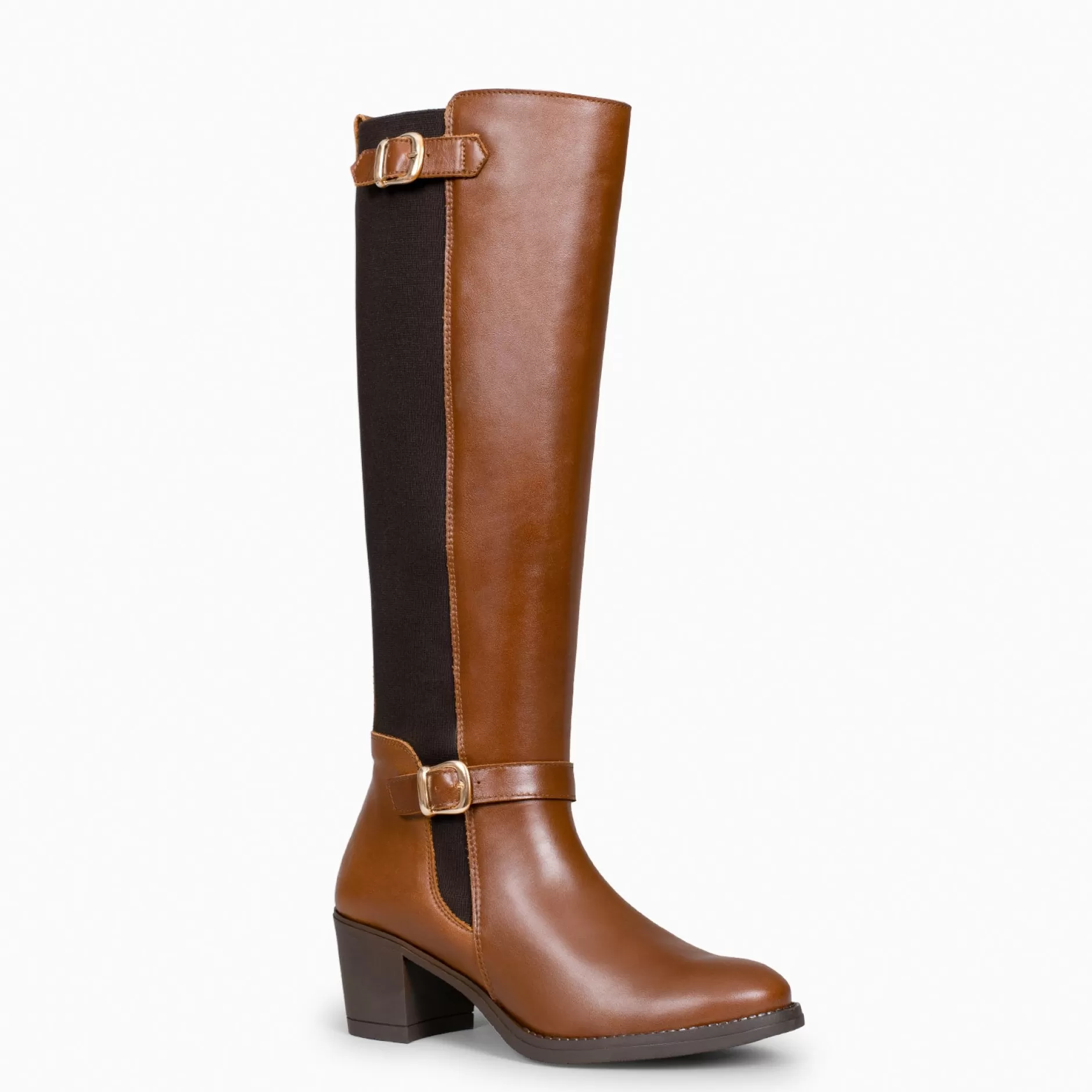 miMaO Botas<Sena – Botas De Vestir Con Cana Elastica Camel